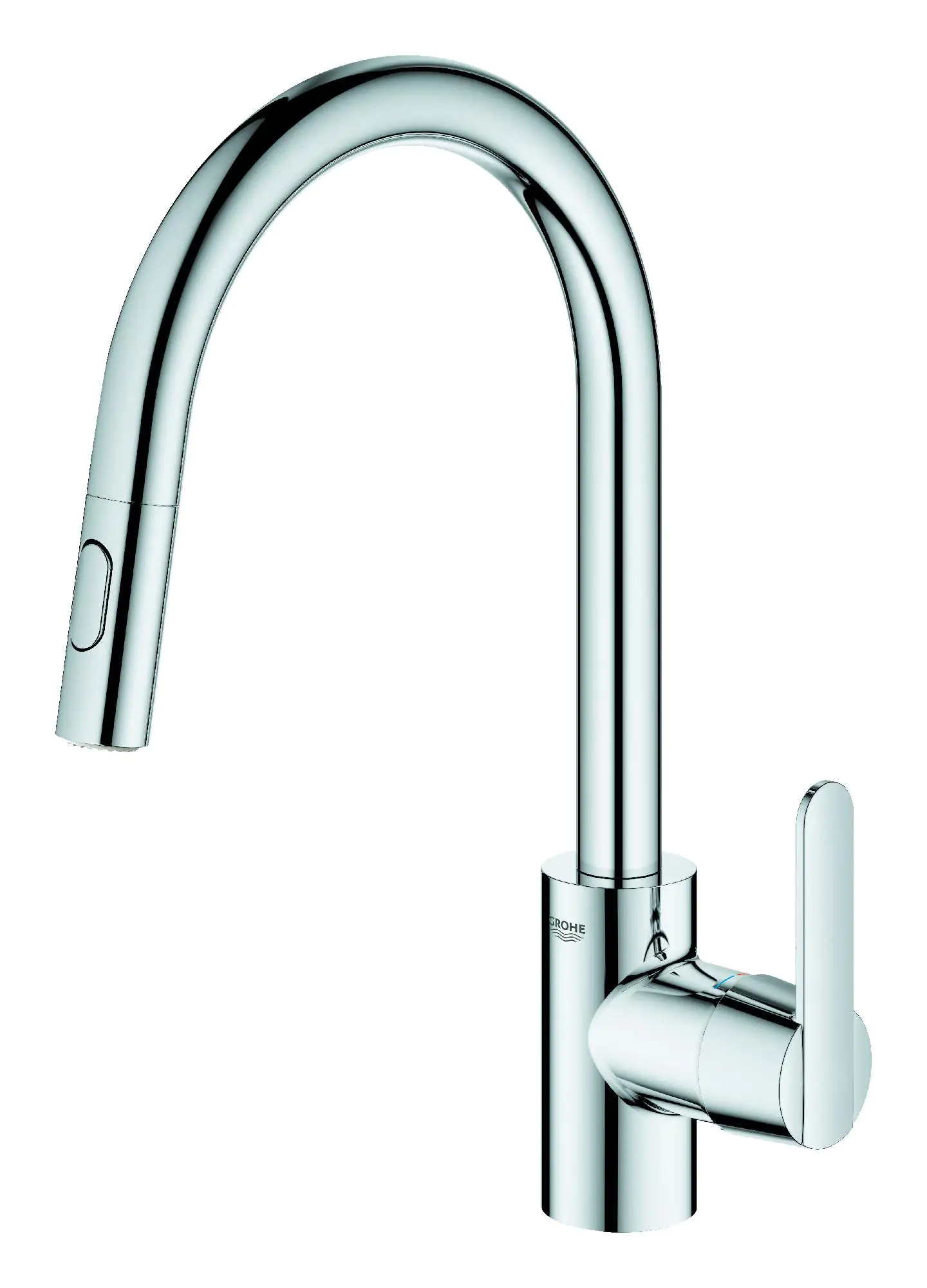 Grohe Spültischarmatur Get verchromt, mit Handbrause