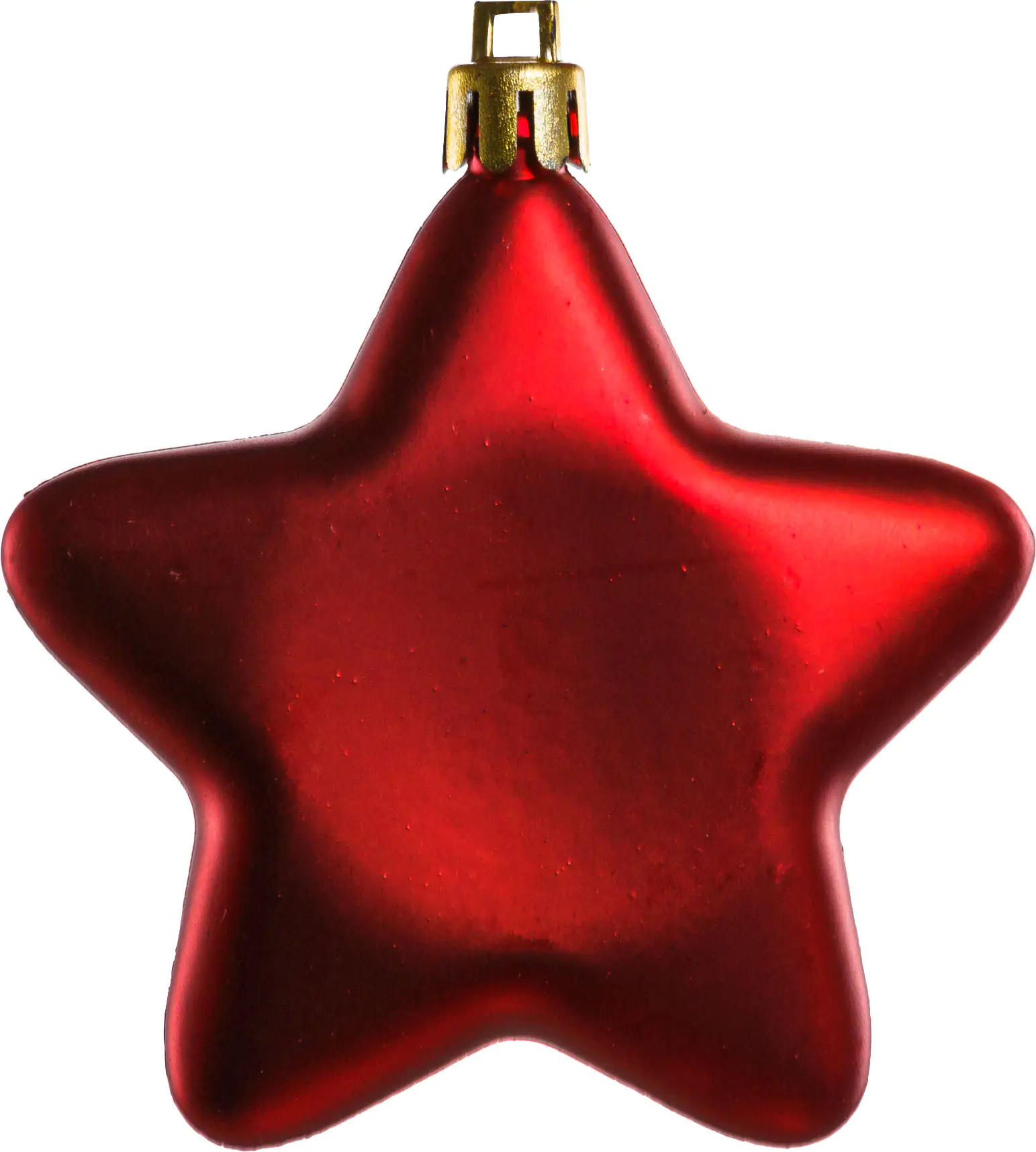 TrendLine Weihnachtskugeln Sterne bruchfest, langlebig 7 cm rot 8 Stück