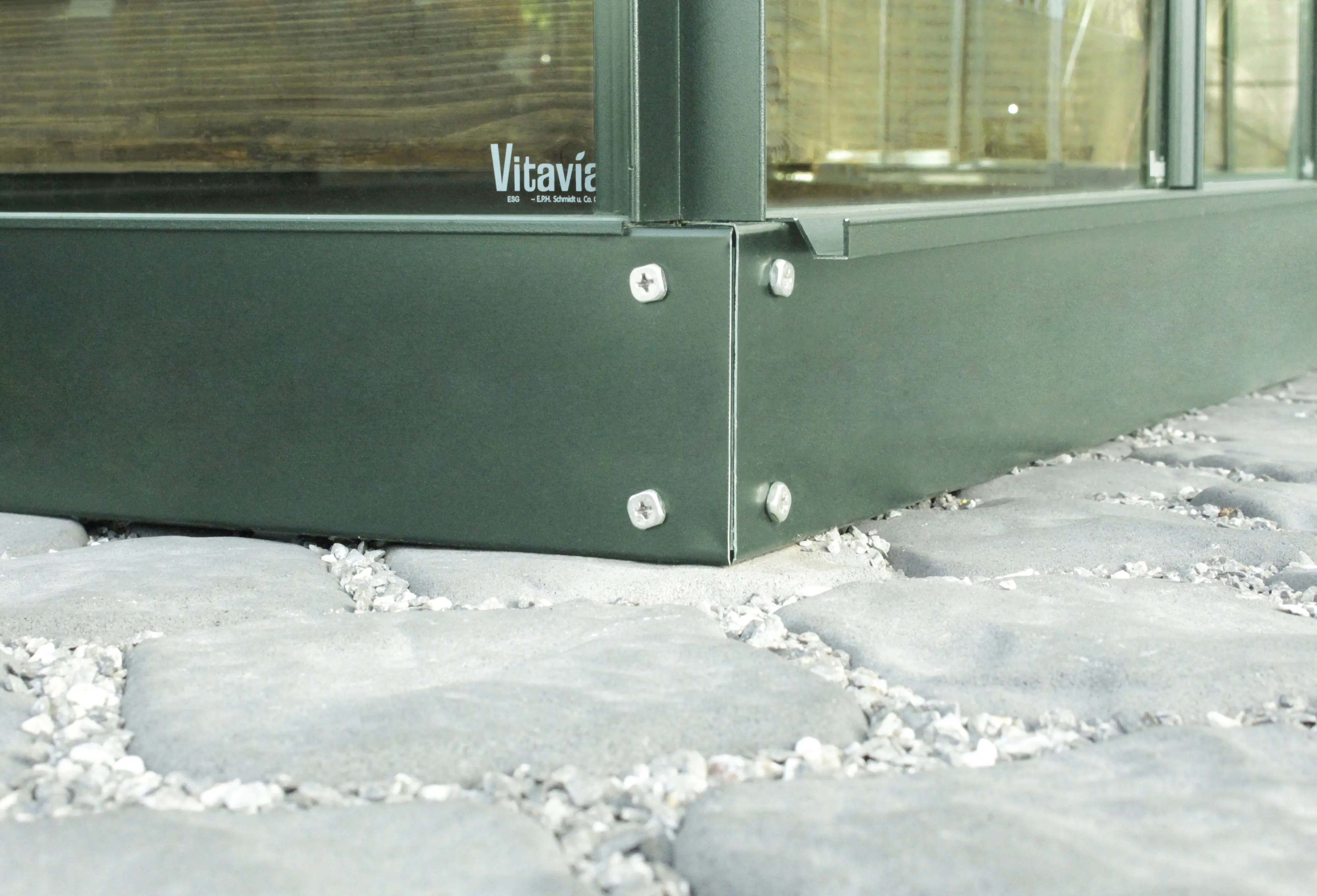 Vitavia Fundamentrahmen 5800 306 x 195 cm smaragd 12,5 cm hoch