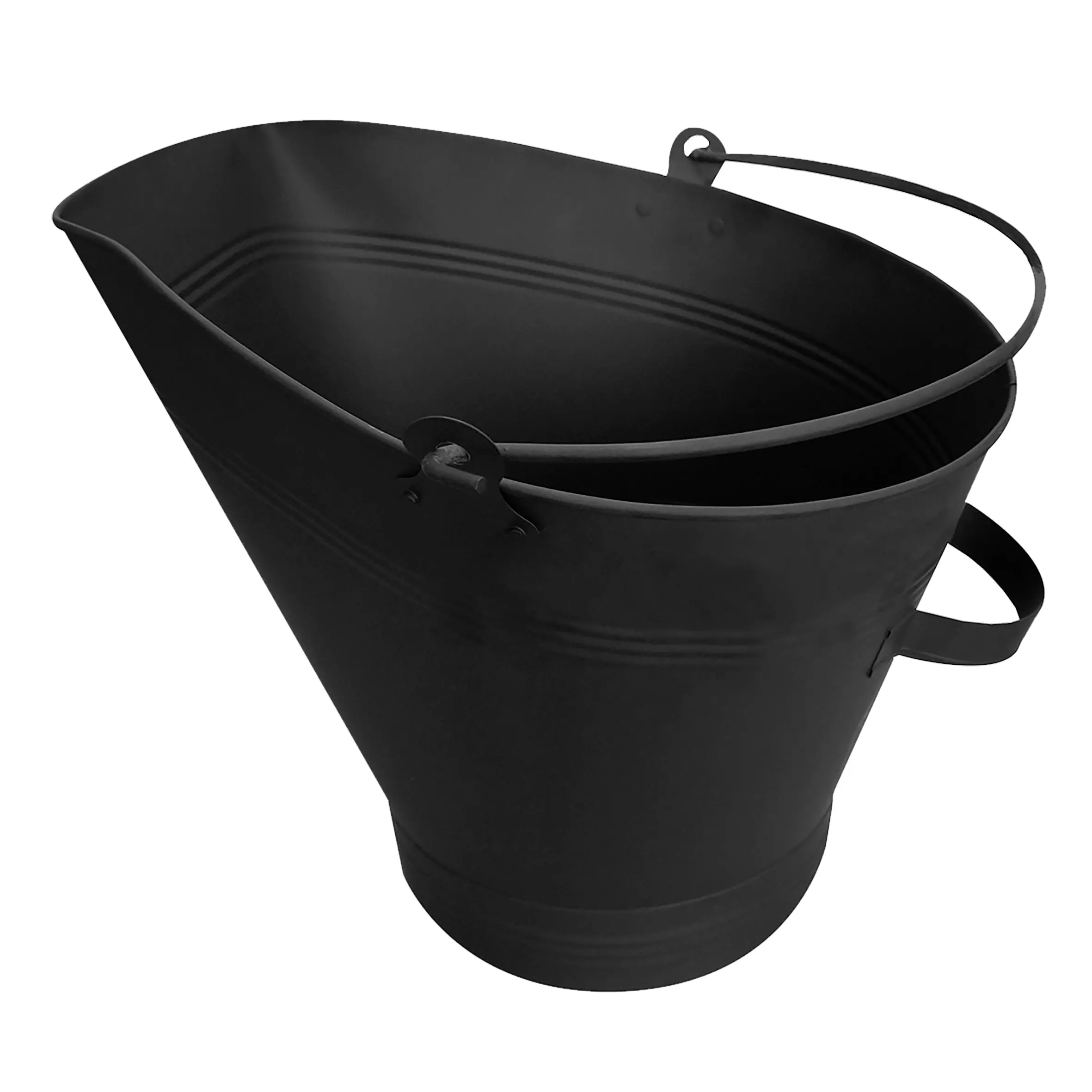 FireFix Kohle-/Pelletschütte Stahl 37 x 33 x 33 cm schwarz