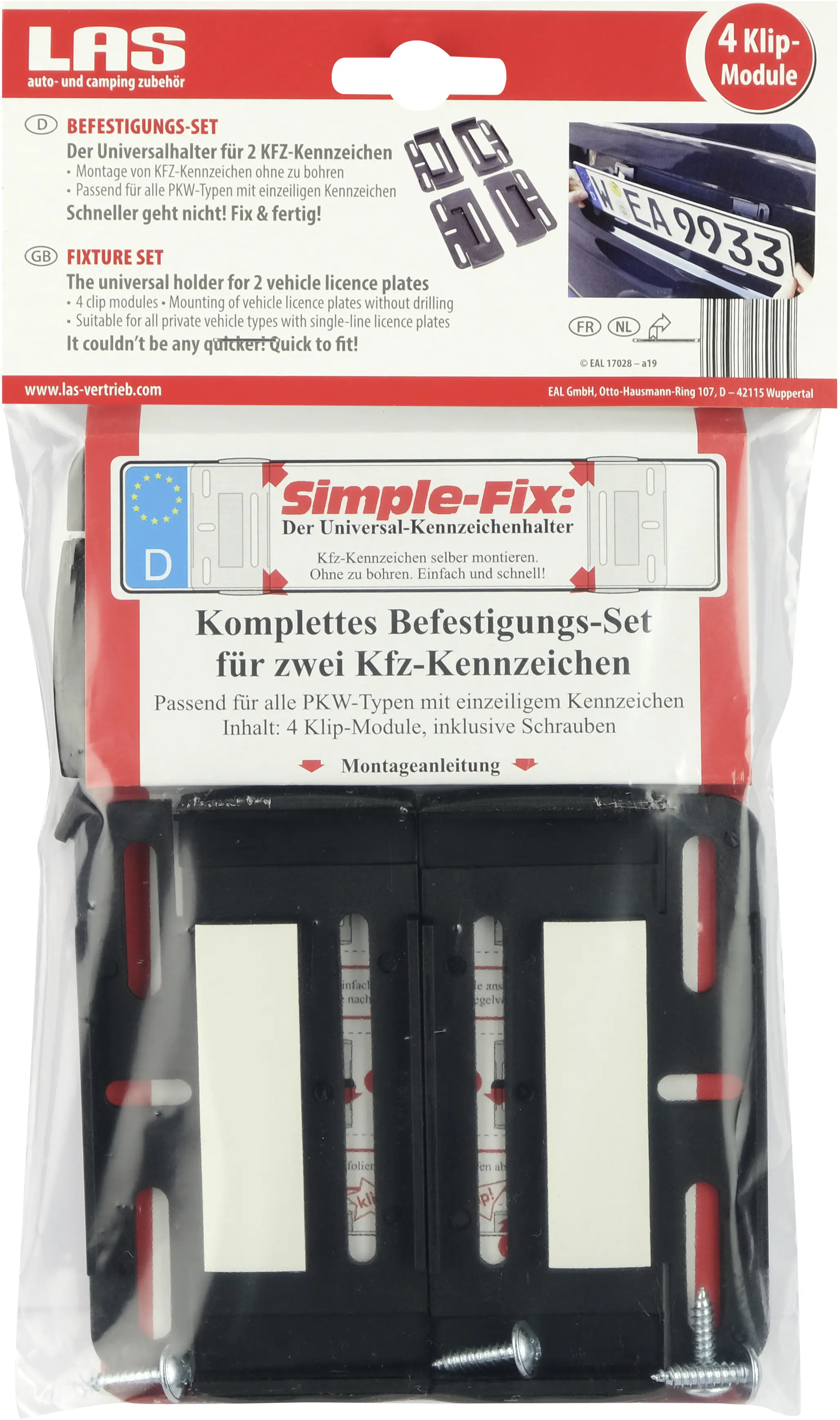 EUFAB Kennzeichenhalter Simple Fix