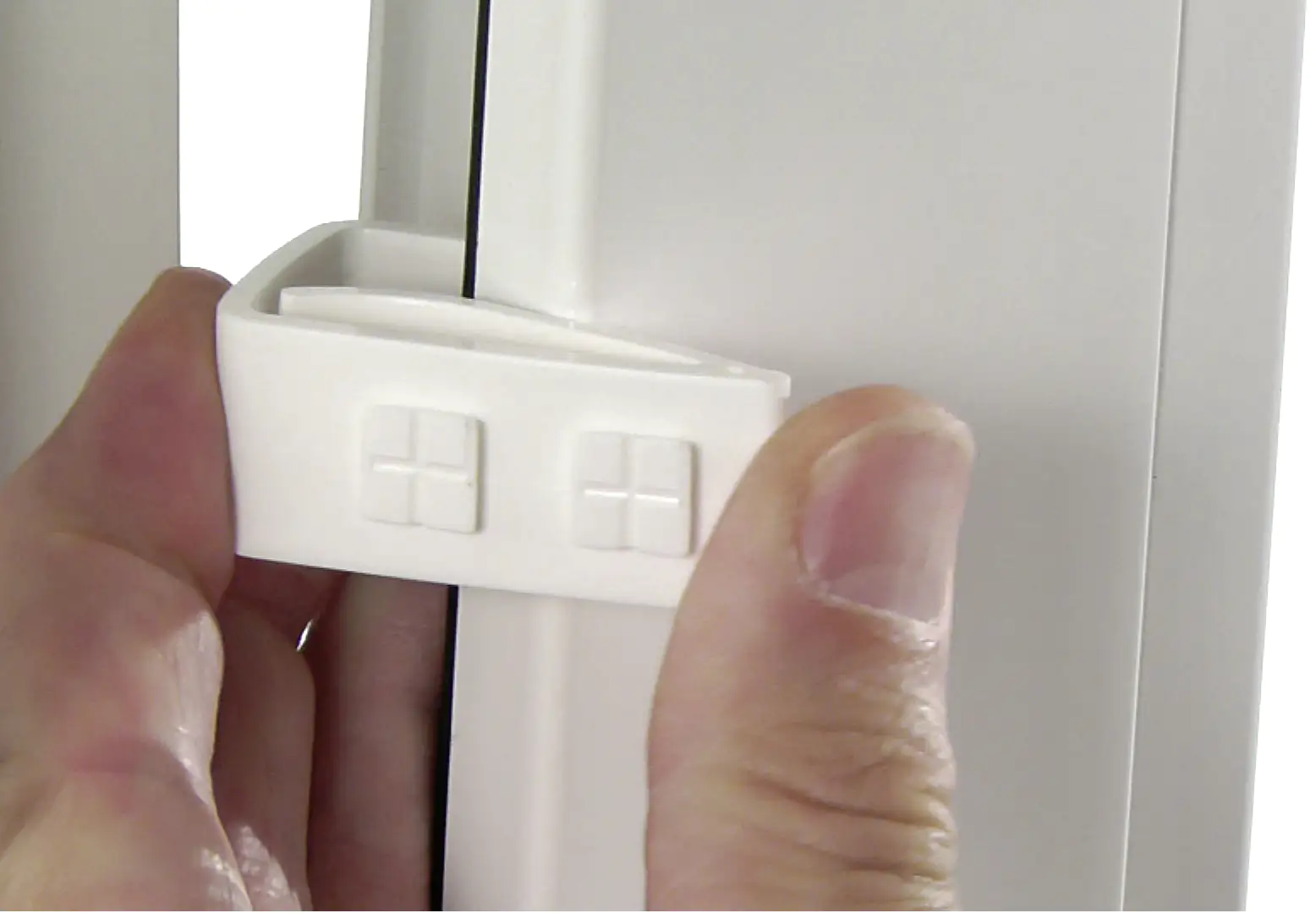 Gardinia Klemmträger Easy Click Vitrage 2 Stück, weiß