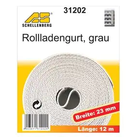 Schellenberg Rollladengurt grau Breite 23 mm - Länge 12 m