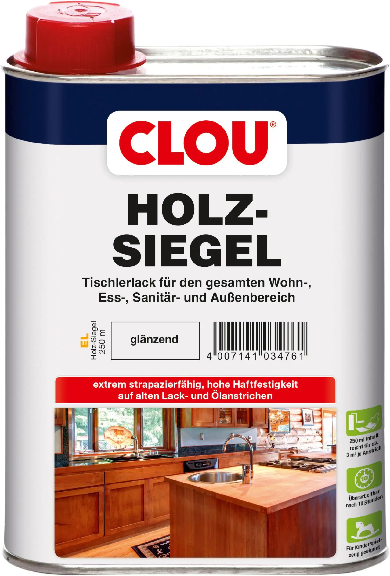 Clou Holz Siegel 250 ml glänzend