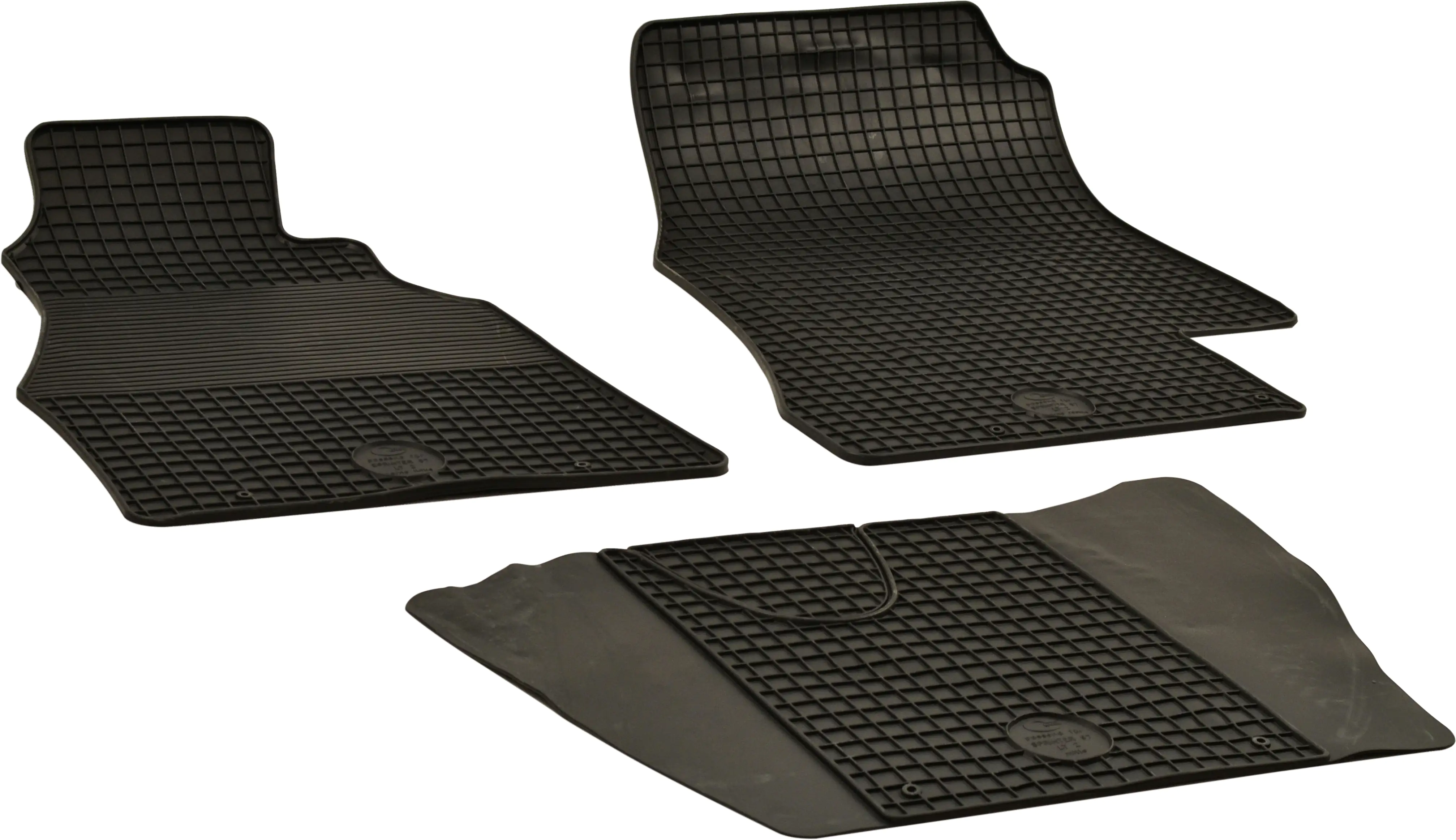 Walser Passform Fußmatten Gummi RubberLine für Mercedes-Benz Sprinter, VW LT