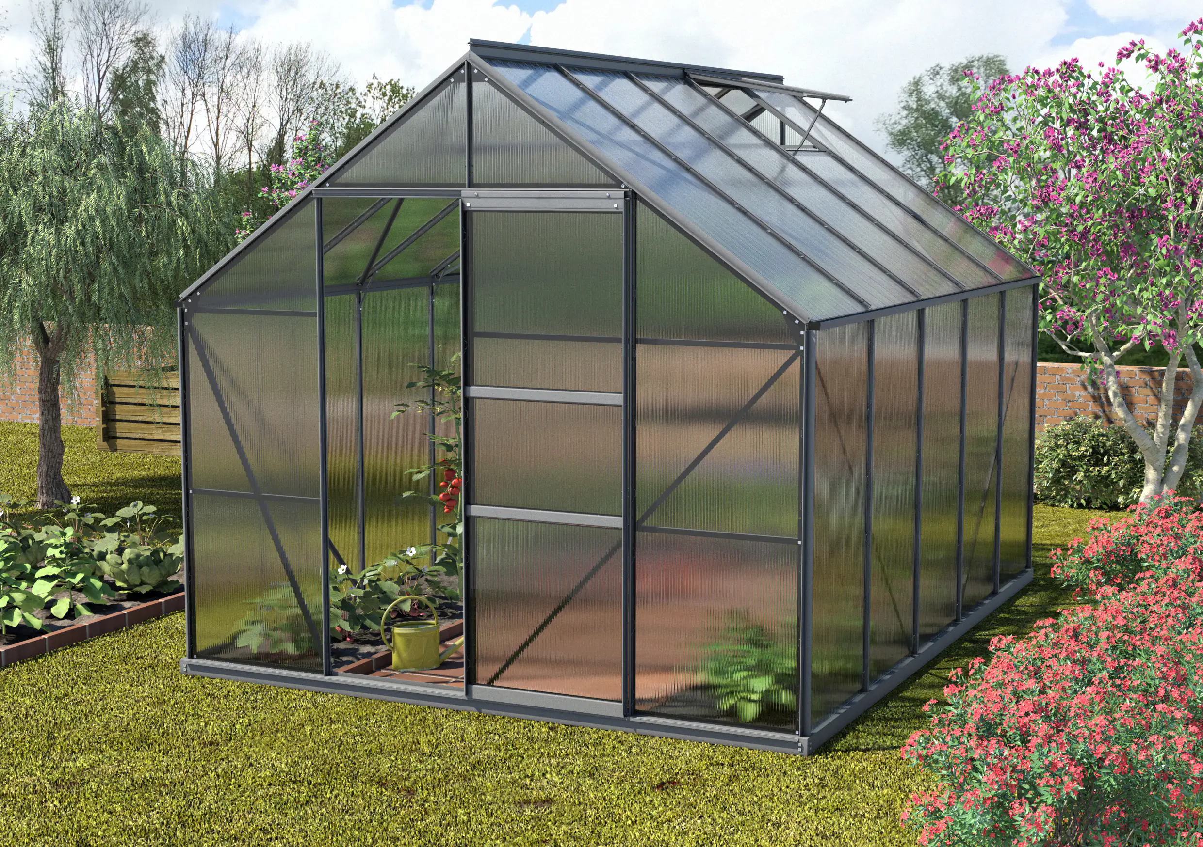 Vitavia Gewächshaus Merkur 9900 254 x 379 cm 6 mm HPK
