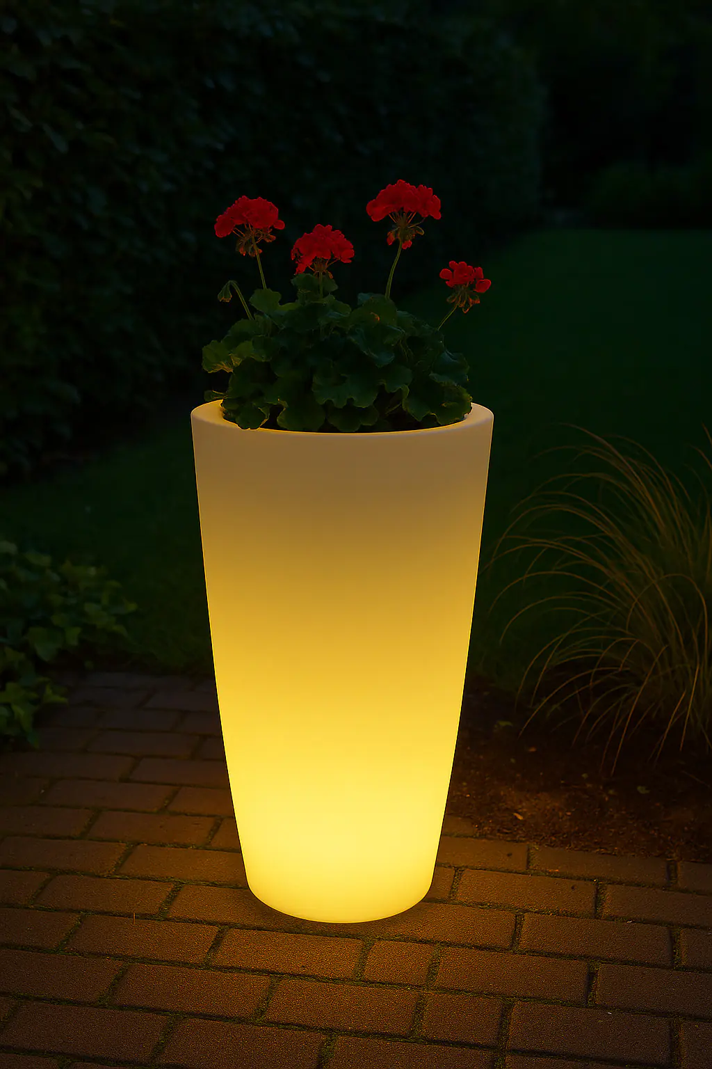Smartwares LED Blumentopf IDE-60071 weiß 75 x 40 cm RGBW 