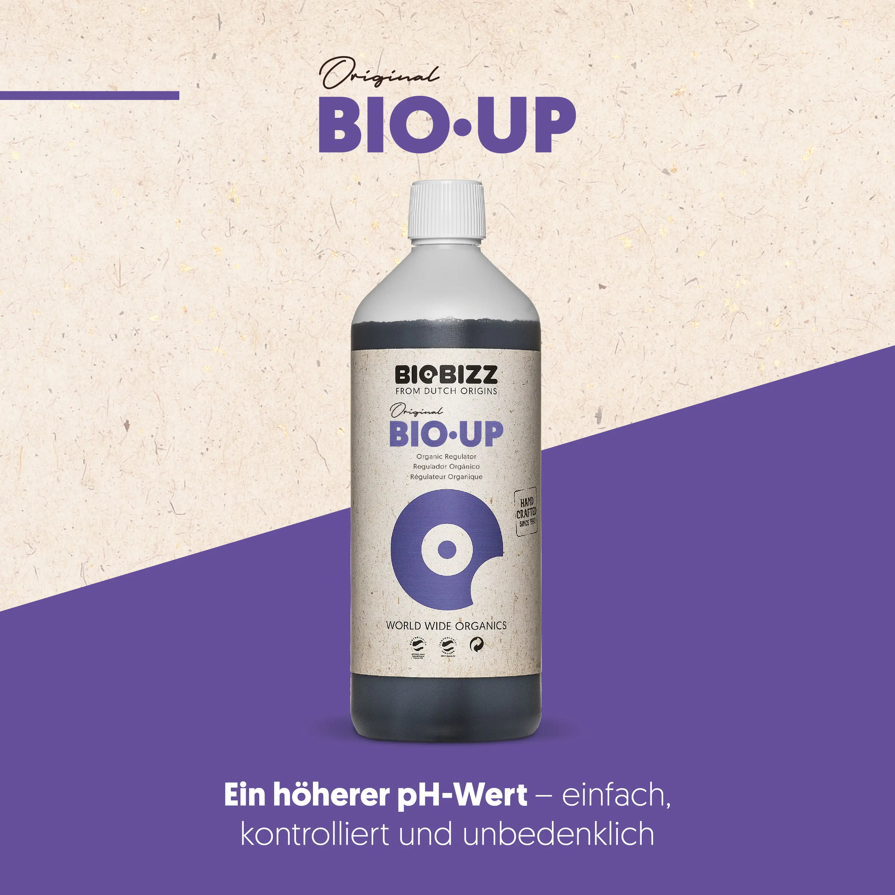 BioBizz Grow Bio-Up pH-Regulator 250 ml