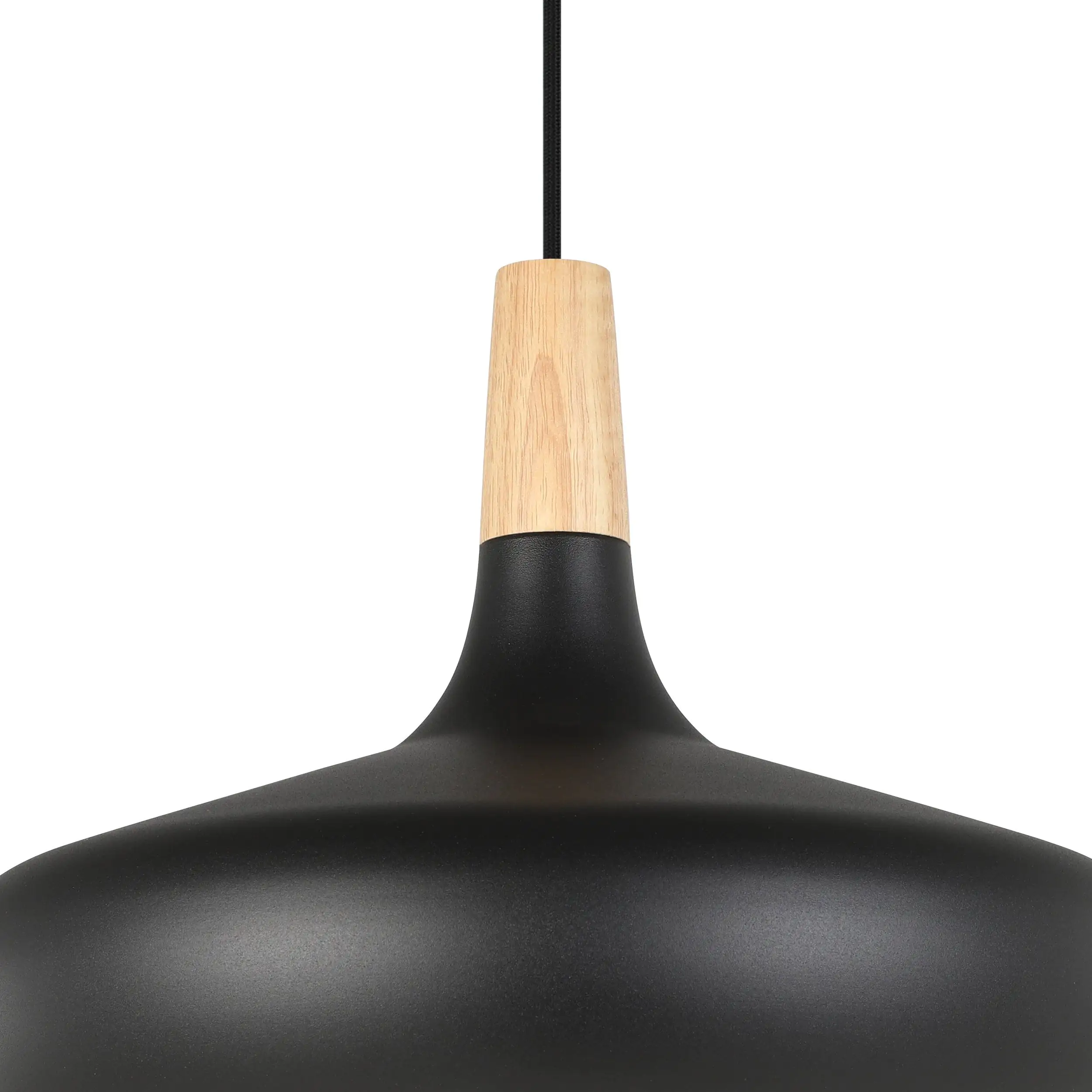 Eglo Pendelleuchte Sabinar schwarz braun 40 x 110 cm E27