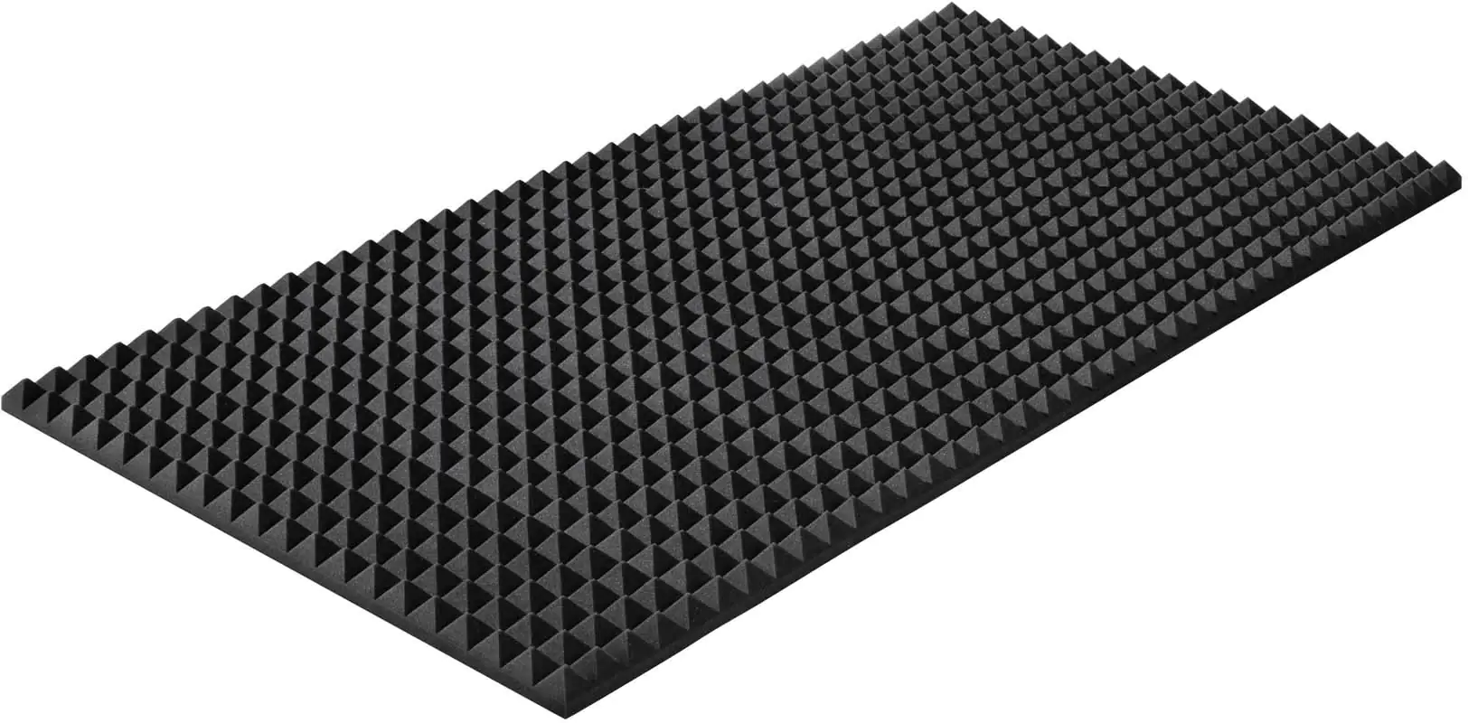 Akupur Schaumstoffpyramidenplatte anthrazit 100 x 200 cm, 50 mm hoch
