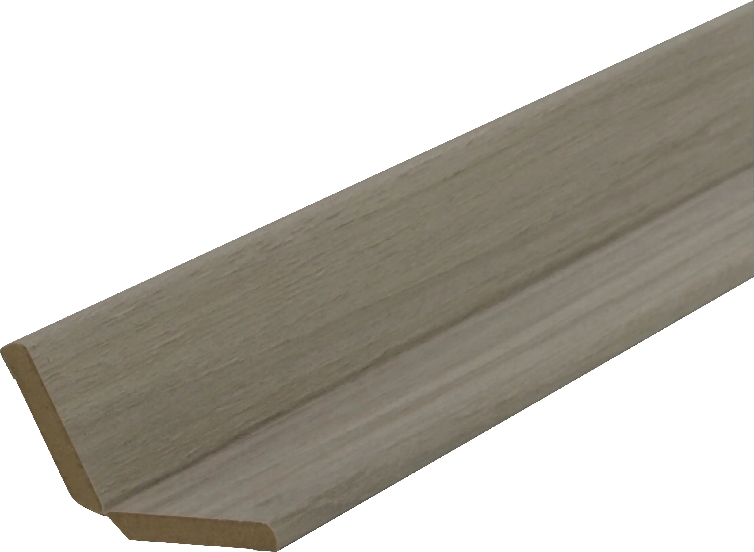 B.S. Bauprogramm Knickwinkelleiste 260 cm 28 x 28 mm Esche grau
