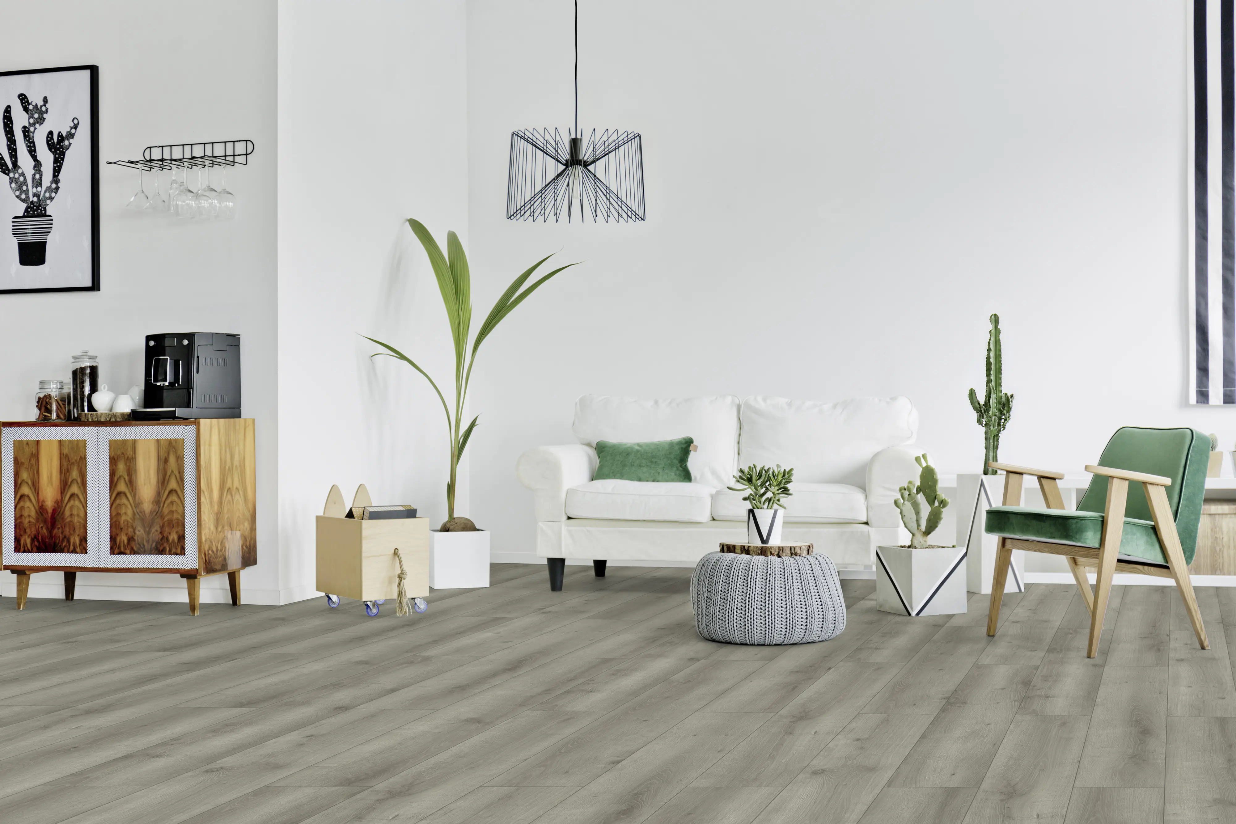 Classen Laminat Megaloc Aquaprotect Oak grey brown