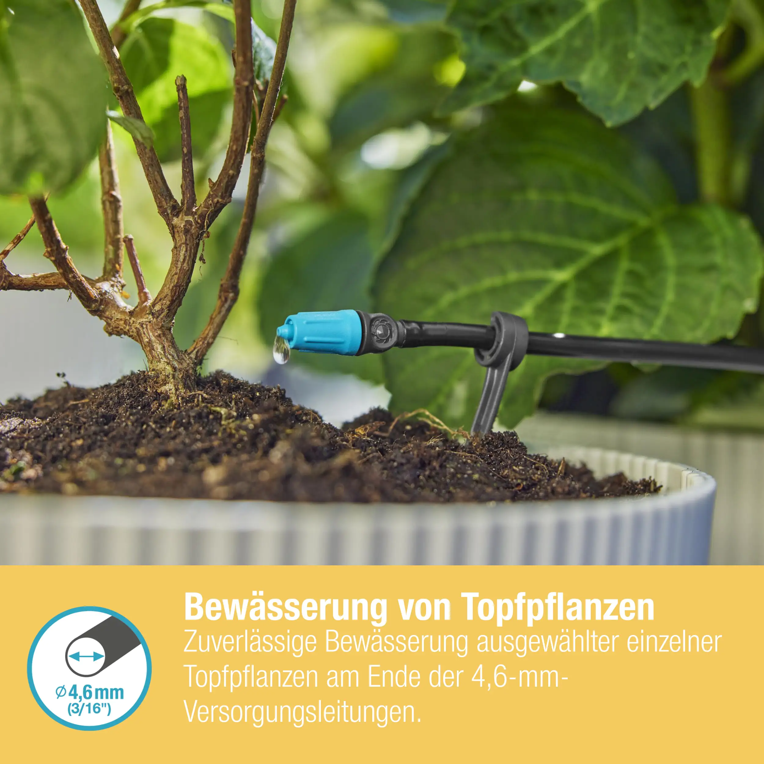 Gardena Endtropfer, 0-15 l/h regulierbar