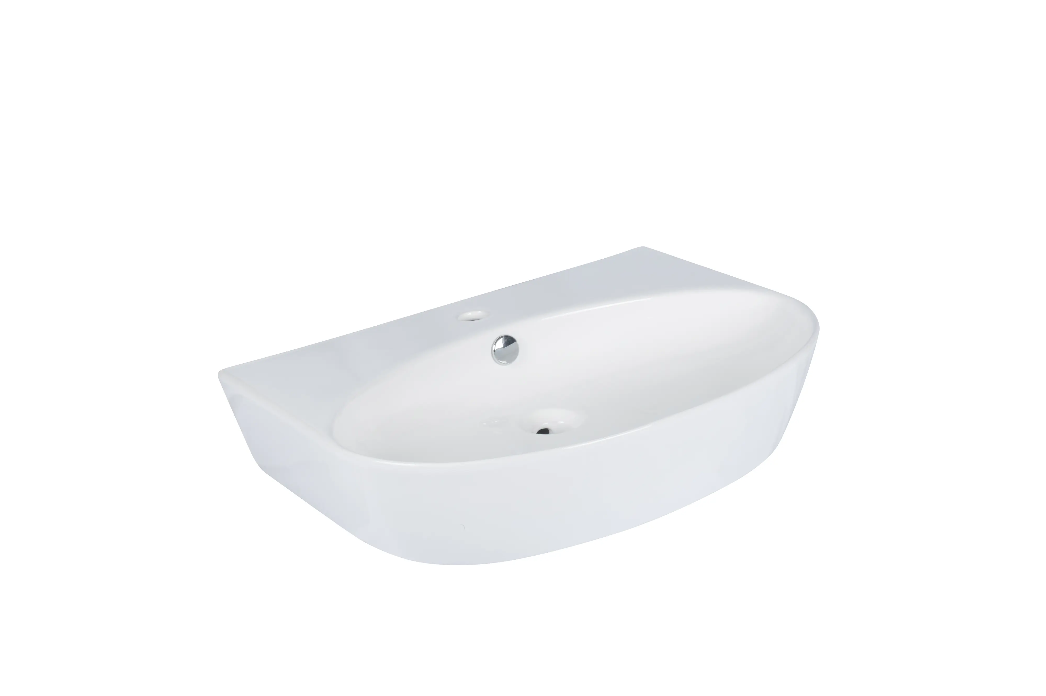 Primaster Waschbecken Keramik Amara 60 x 45 cm weiß