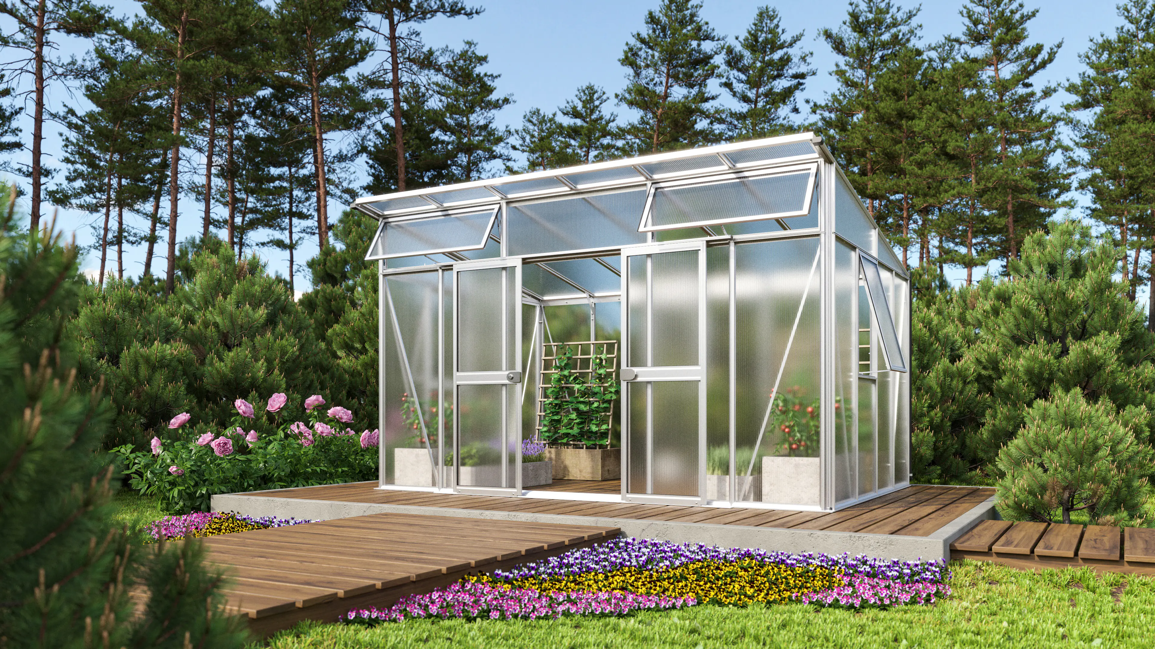 Vitavia Gewächshaus Aura 11500 275 x 396 cm 10 mm HPK