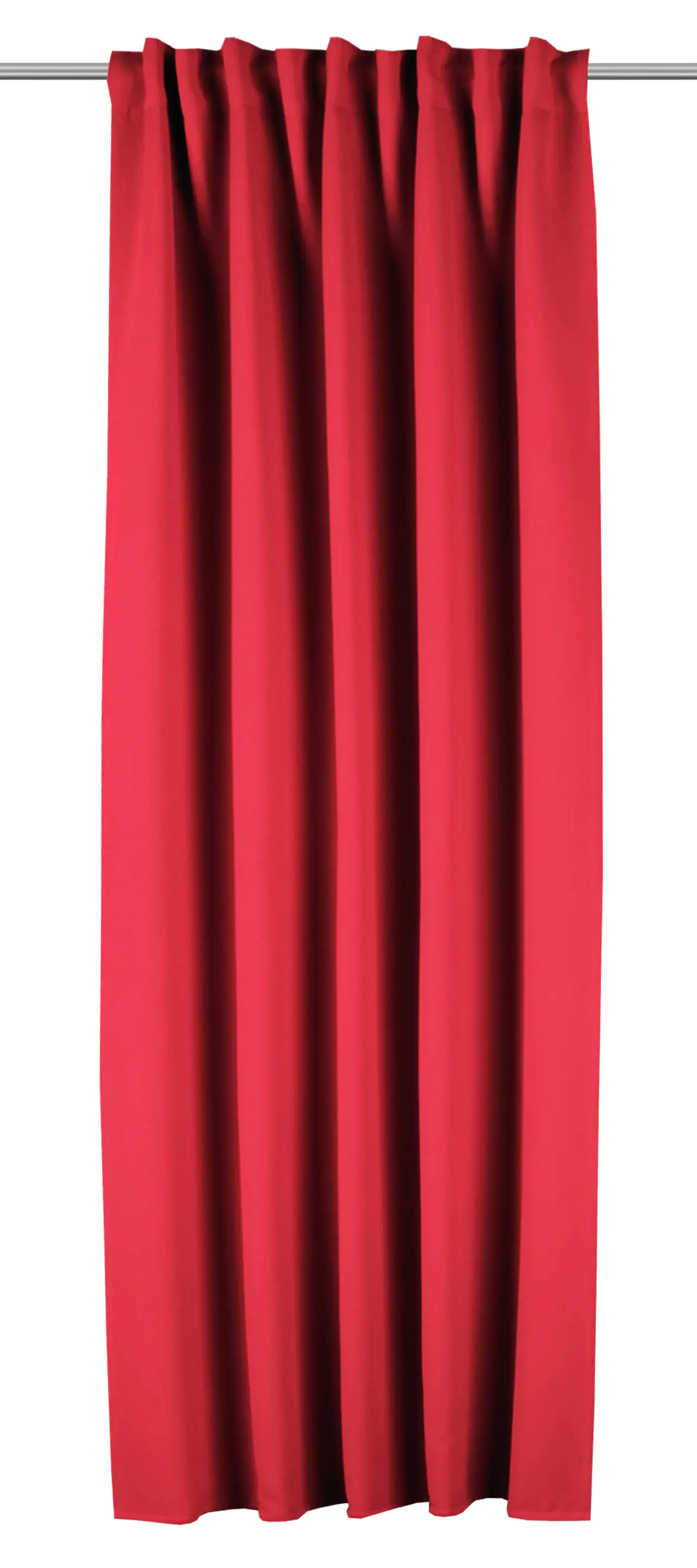 Neusser Collection Verdunklungsschal mit Gardinenband granat 135x245 cm