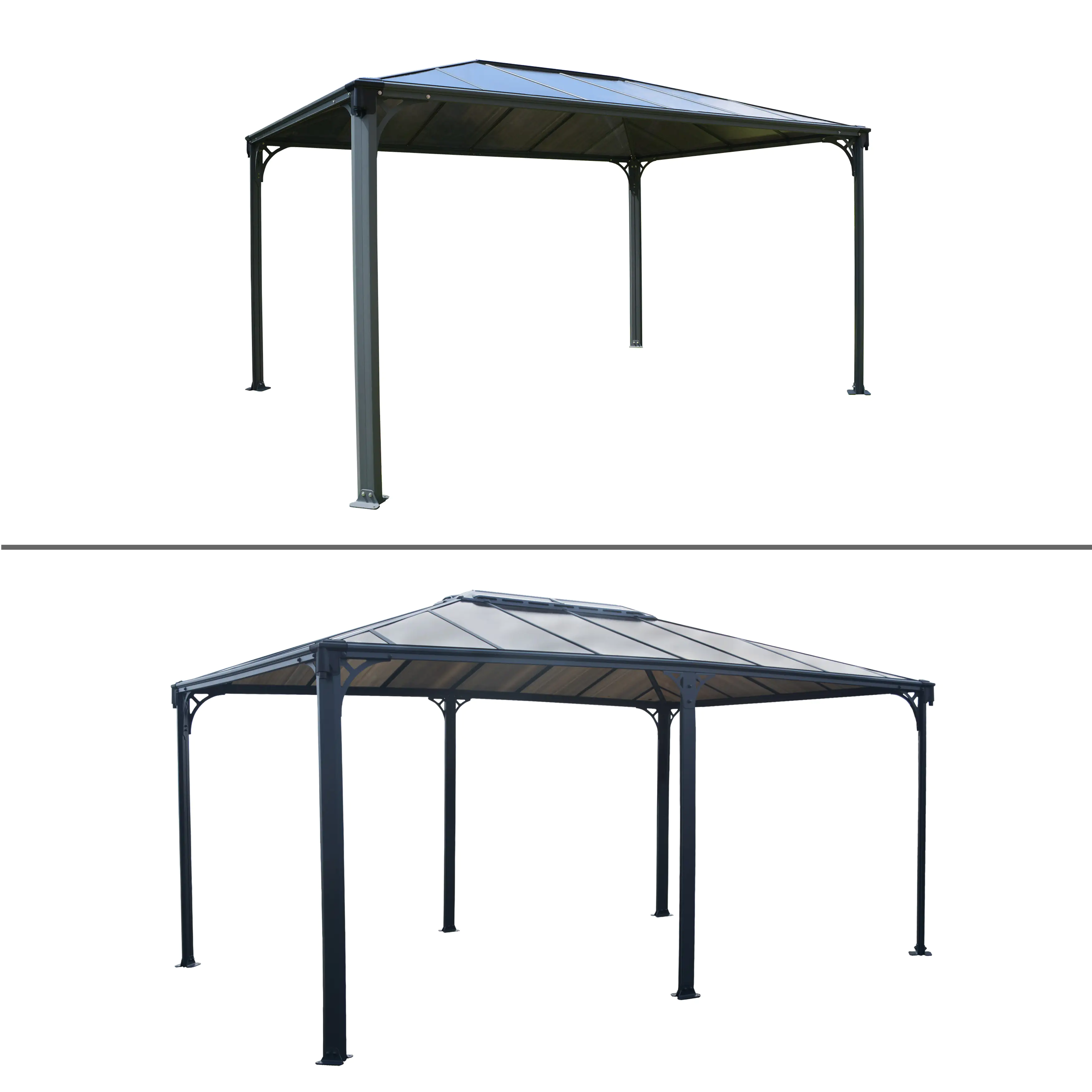 Canopia Pavillon Martinique 430 x 296 cm grau
