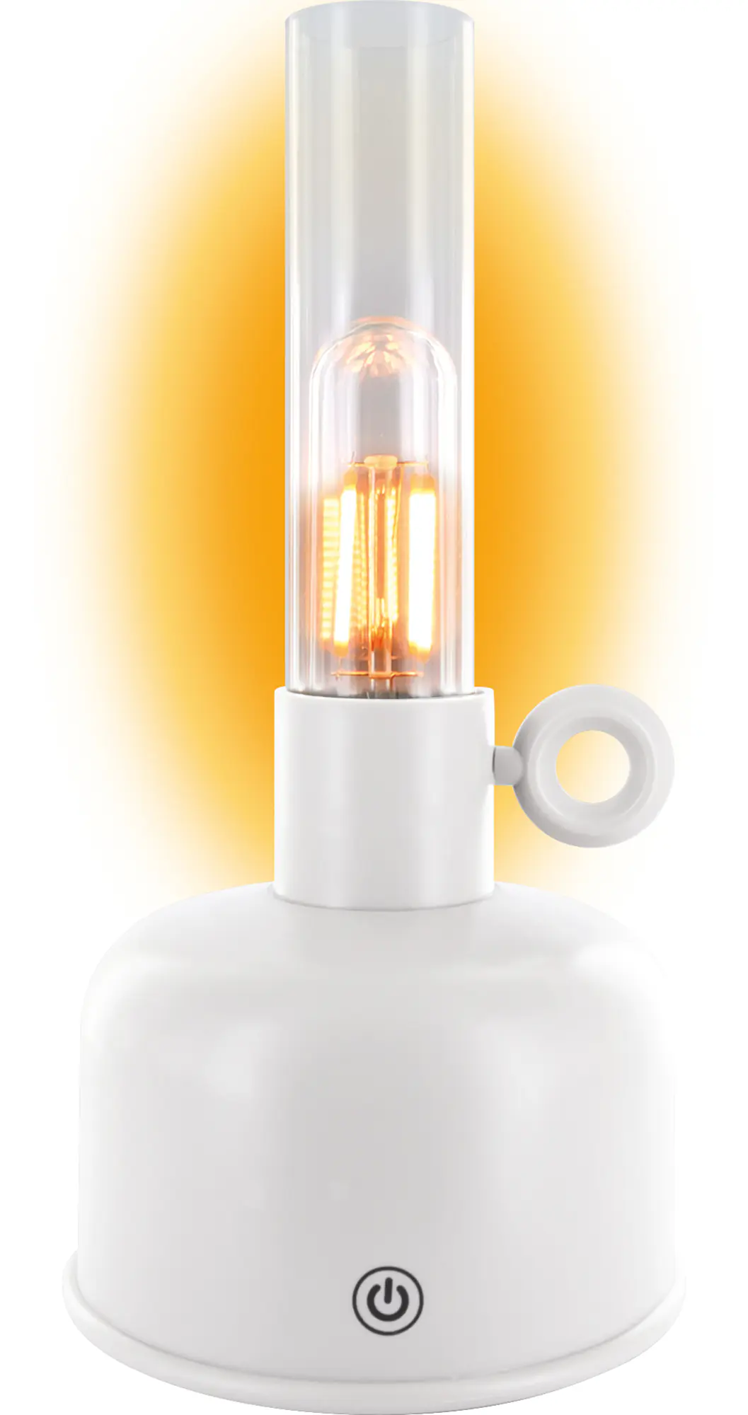 Schwaiger Akku LED Retro Tischlampe TILA3802 weiß