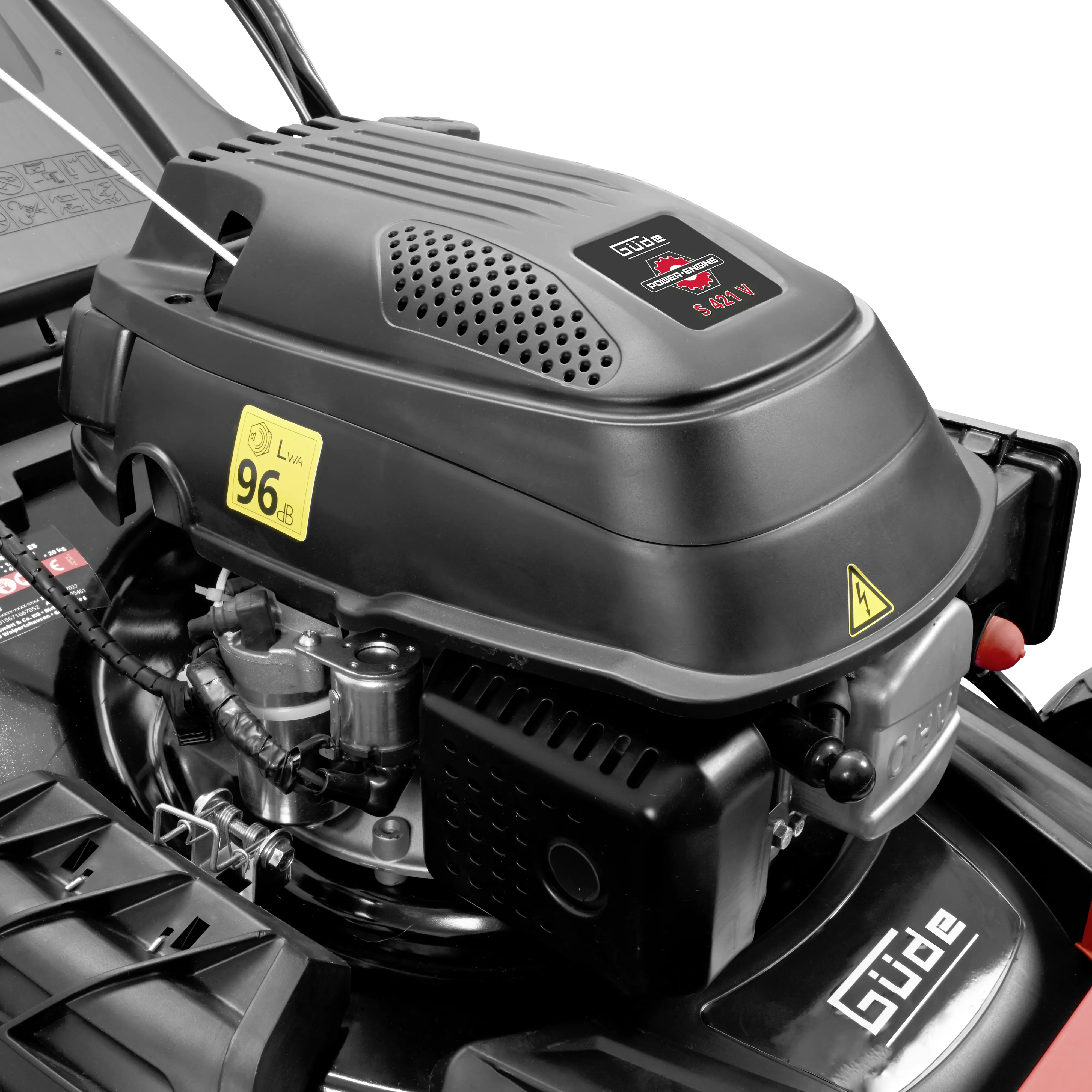 Güde Benzin Rasenmäher Eco Wheeler 464.4 R LI-ES 2,3 kW 46 cm Schnittbreite mit Mulchkeil