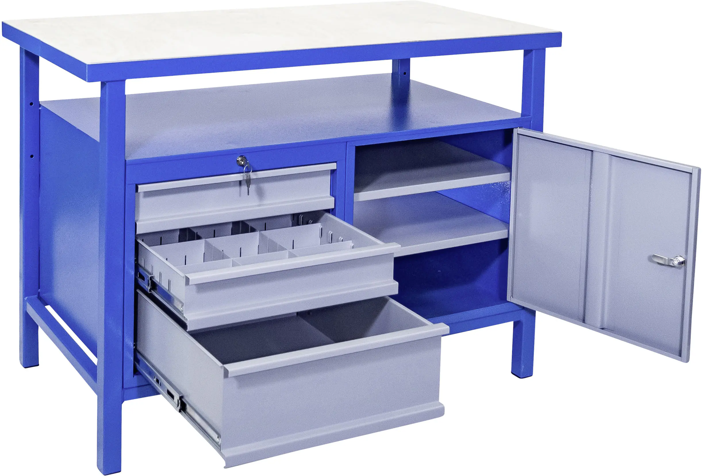Güde Werkbank P 1200 SLT mit professionellen Führungsschienen