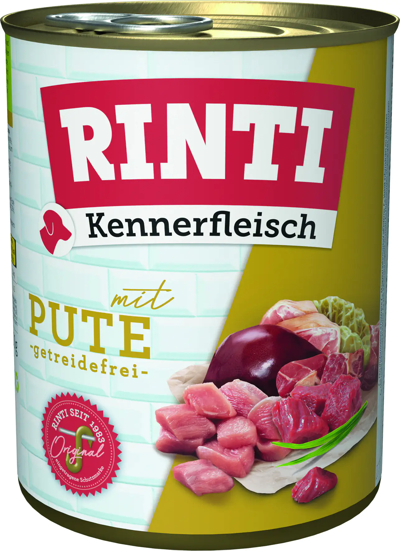 Rinti Kennerfleisch Hundenassfutter Adult getreidefrei 800 g Pute bei Kartonabnahme