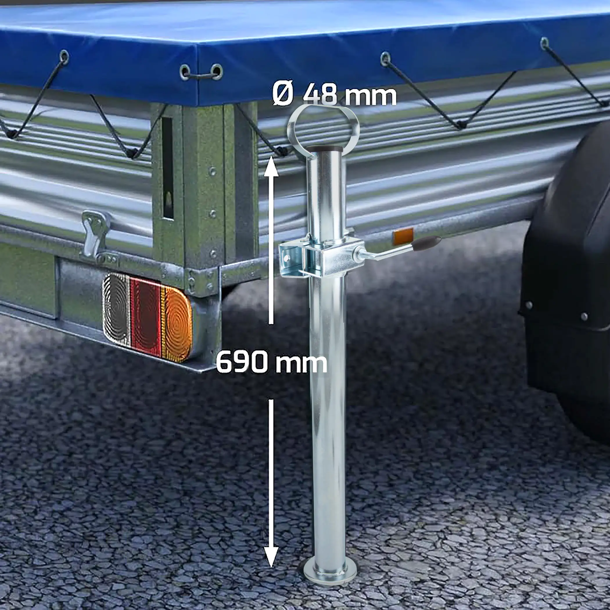 TrendLine Klemmhalter Ø 4,8cm mit Knebelfeststeller
