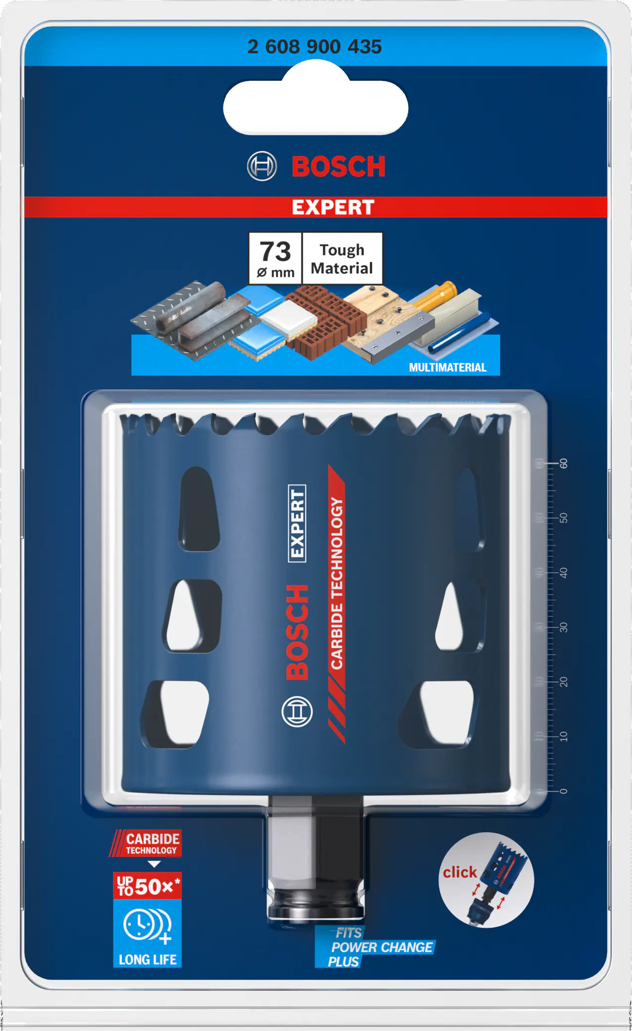 Bosch Expert Tough Material Lochsäge 73 x 60 mm