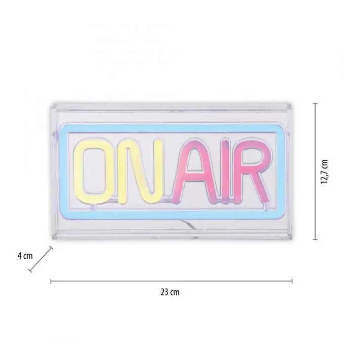 Just light LED Dekoleuchte On Air 60 x 1,5 x 22 cm