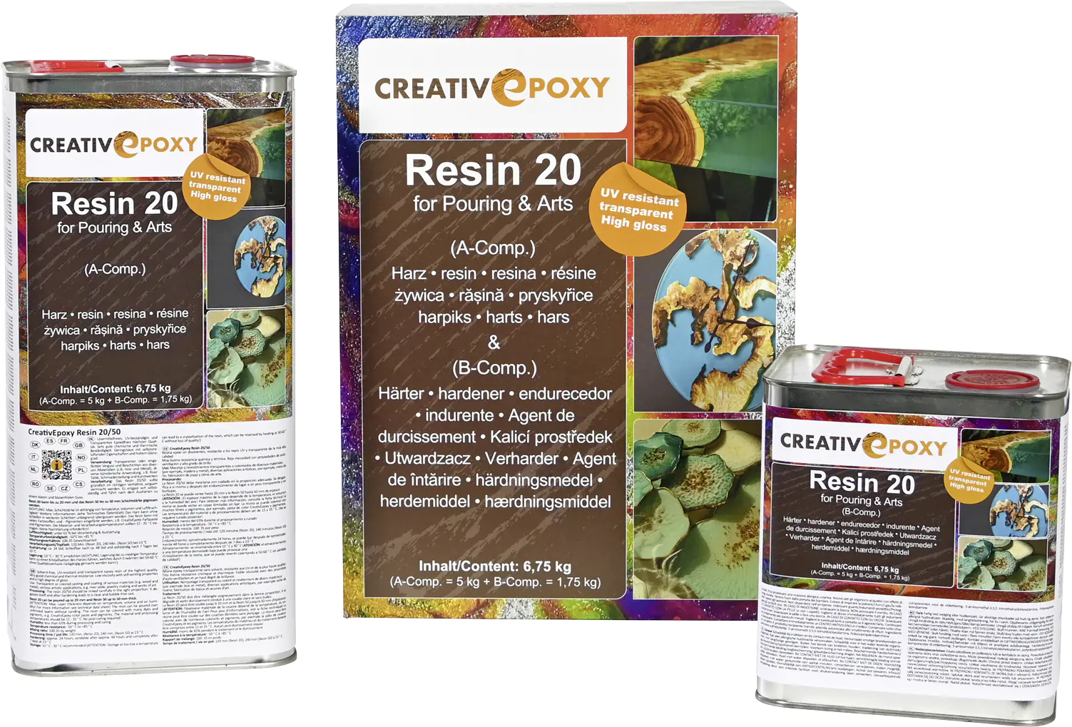 Creativ Epoxy Gießharz Resin 20  - 6,75 kg