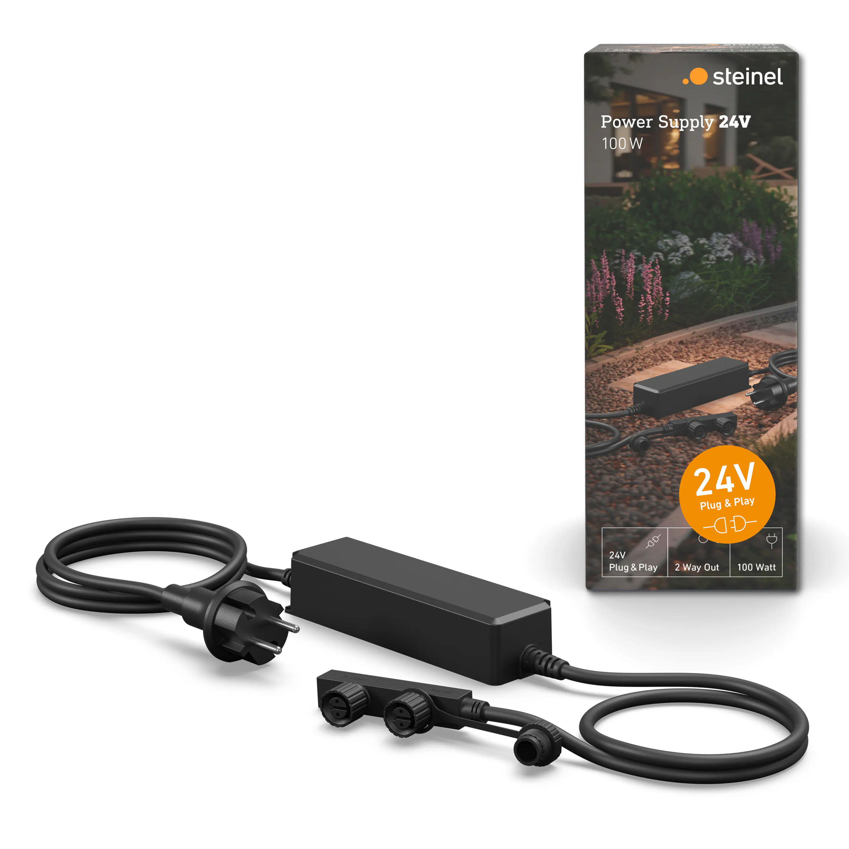 Steinel Netzteil für 24V Garten-Lichtsystem 100 W schwarz