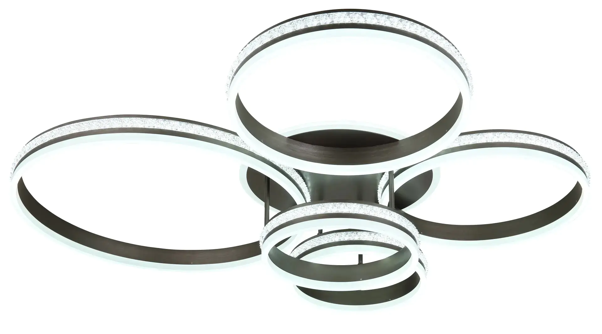 Globo LED Deckenleuchte Grouni 5 Ringe