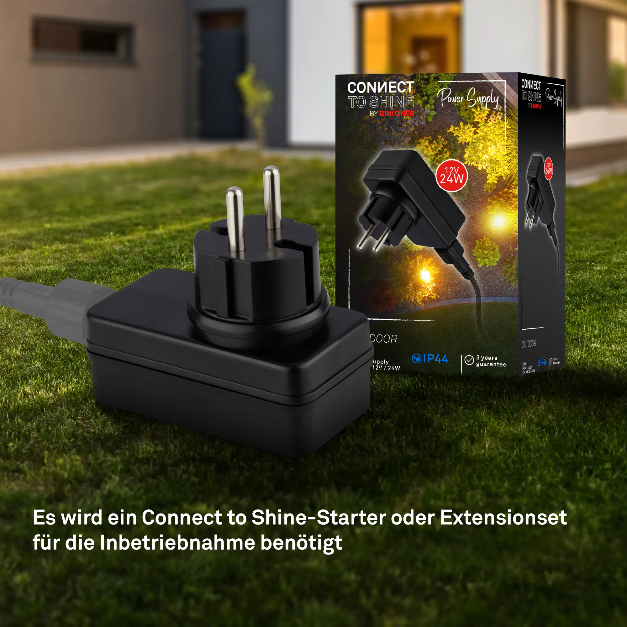 Briloner Trafo Connect to Shine 12V 24W schwarz IP67