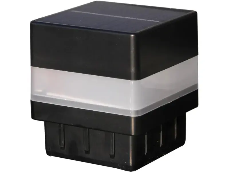 Floraworld Pfostenkappen LED-Solar für 6 x 6 cm Pfosten anthrazit - 2 Stück
