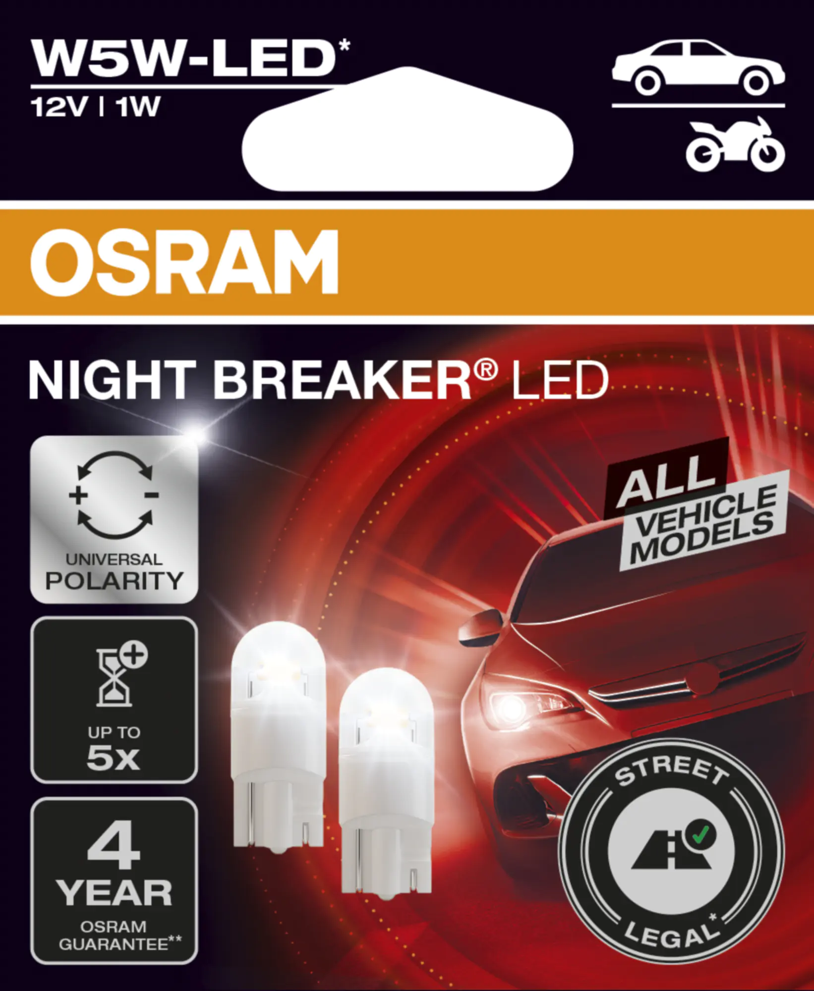 Osram Signallampe W5W Night Breaker LED 2.0 2 Stück