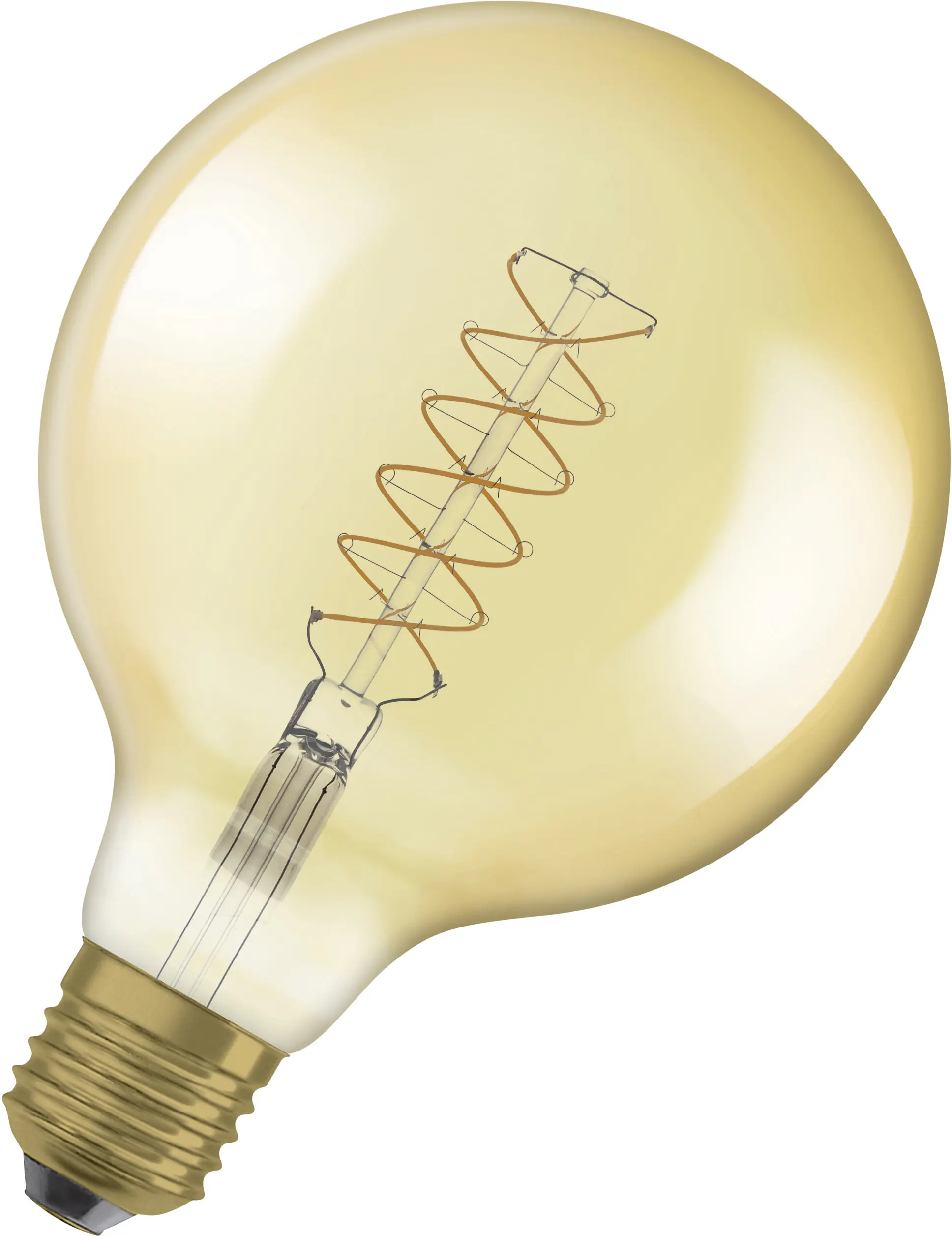 Ledvance LED Leuchtmittel Vintage 1906 Globe G125 E27 4,8 W dimmbar amber