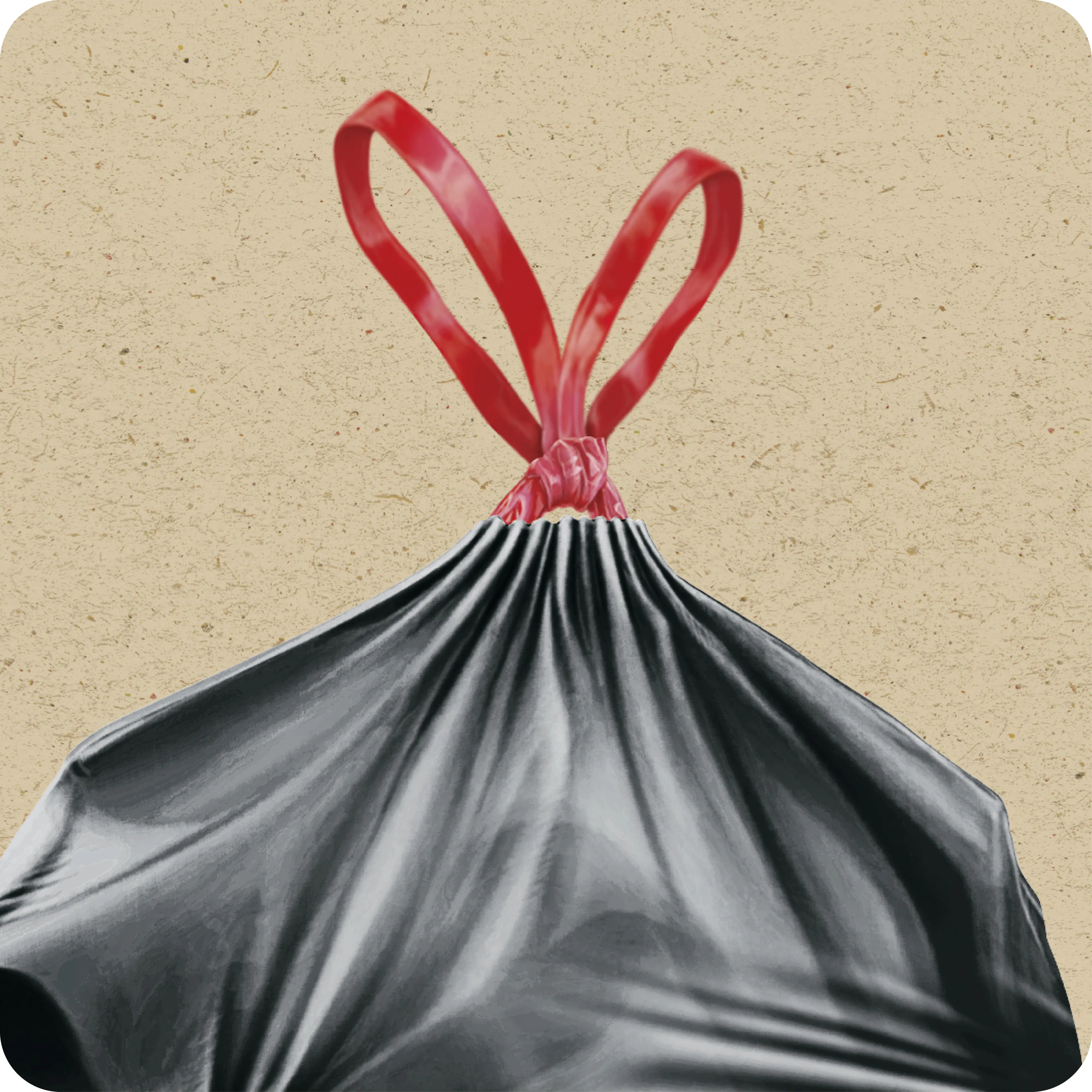 Swirl® Fixierband-Müllbeutel 10 L Reißfest & Dicht