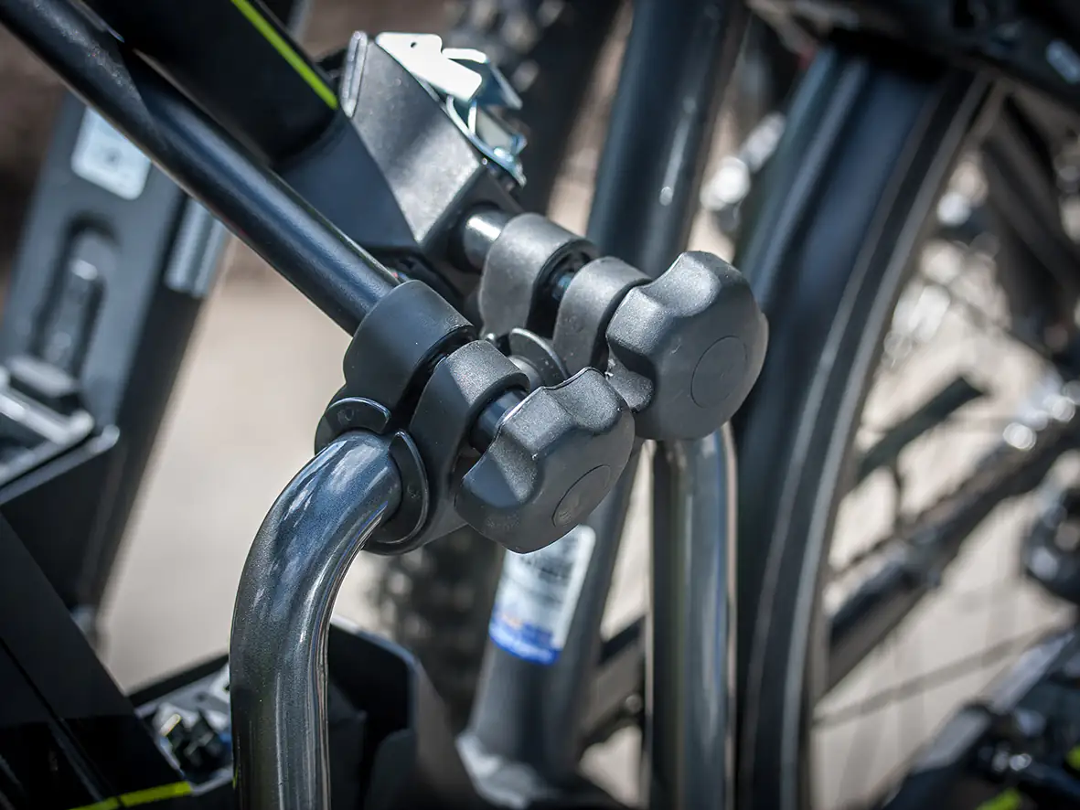 EUFAB Fahrradheckträger Poker-F für 2 Fahrräder abklappbar