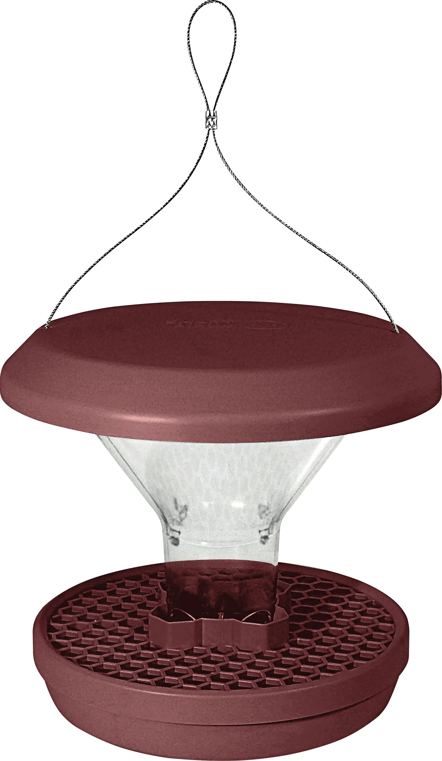 Swissinno Vogelfutterhaus Davos 25 x 25 x 22 cm burgund