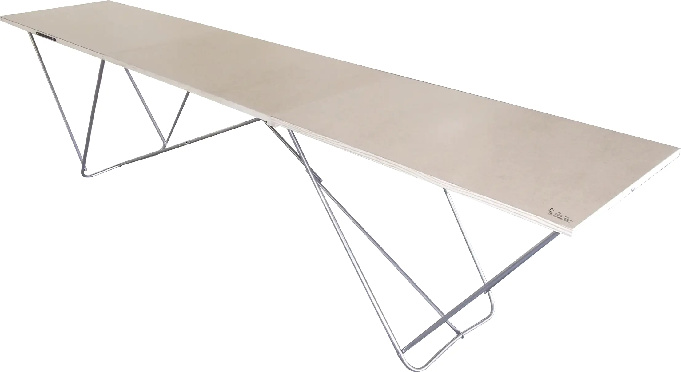 Nespoli Holz-Tapeziertisch 300 x 60 x 72 cm
