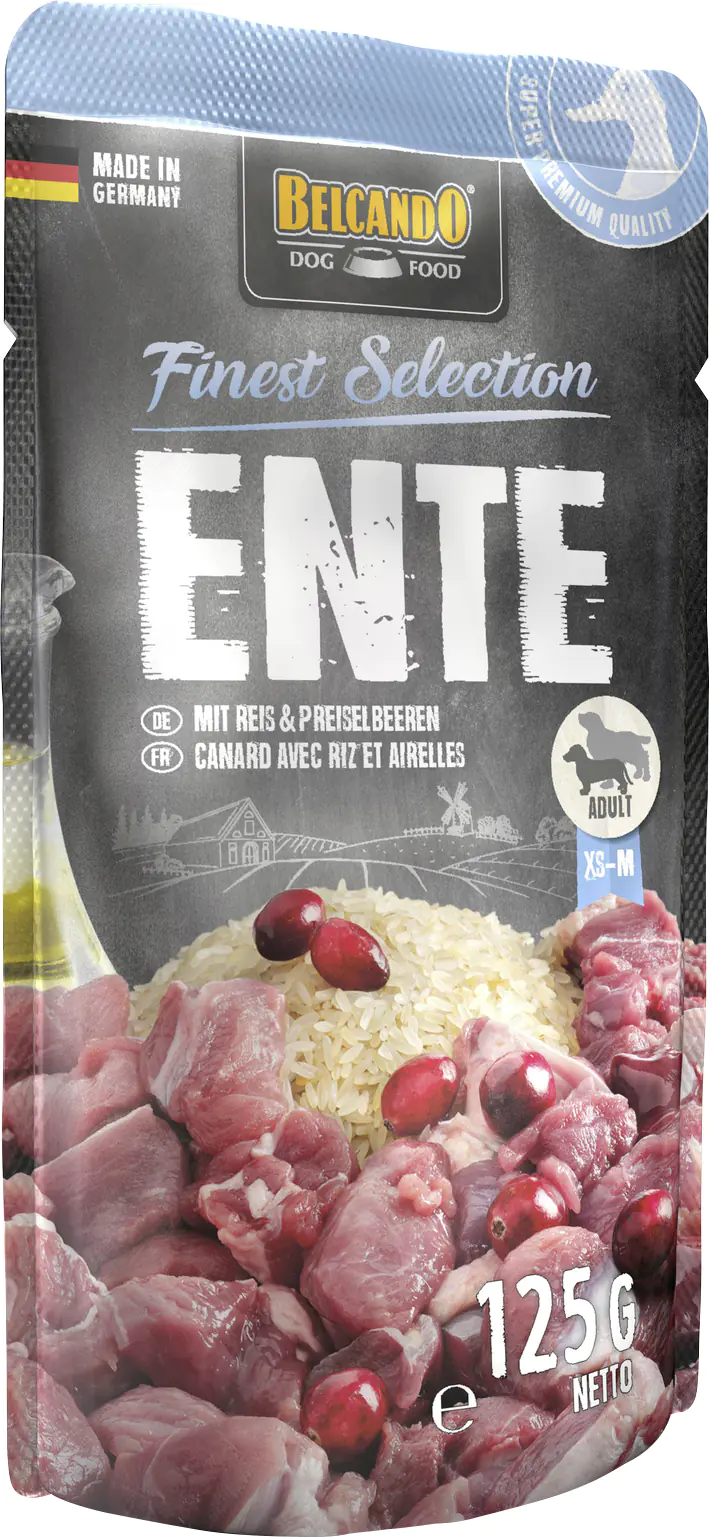 Belcando Hundenassfutter Finest Selection Adult glutenfrei 125 g Ente