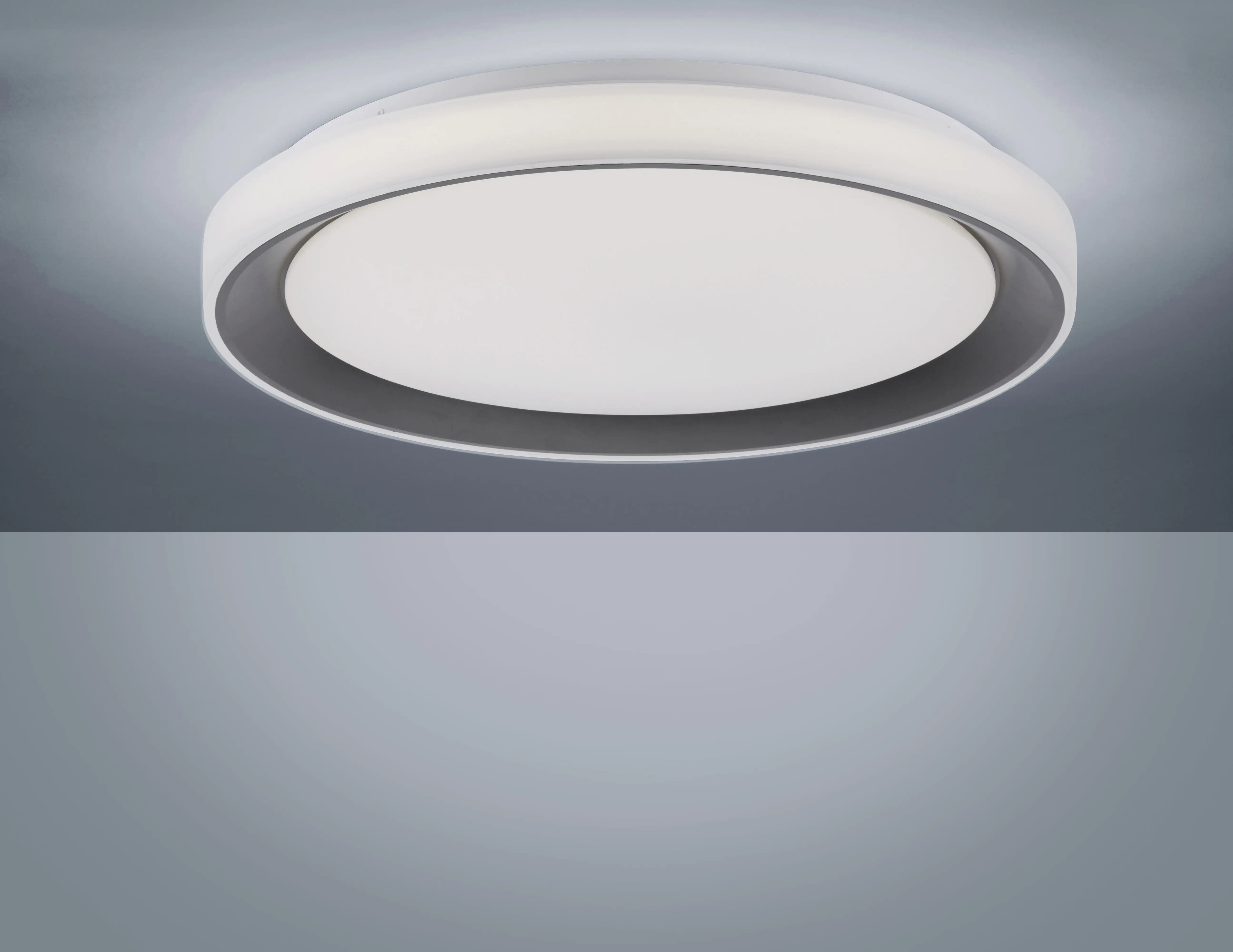 JustLight LED Deckenleuchte Disc Lola Smart schwarz, Smart Home