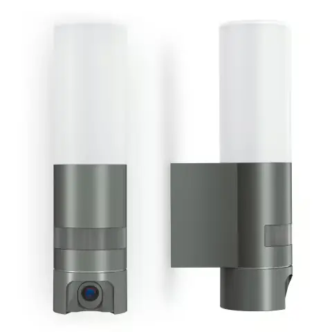 Steinel LED Außenleuchte L 625 CAM SC 14 W warmweiß Aluminium anthrazit