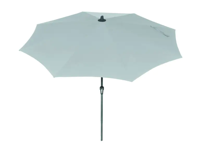 Siena Garden Mittelstockschirm Avio grau Ø 300 cm