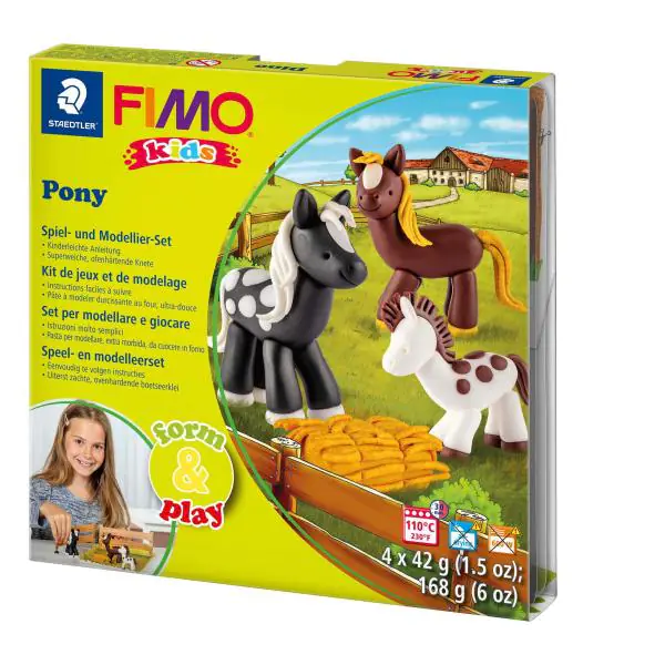 Fimo Modelliermasse kids form & play Pony