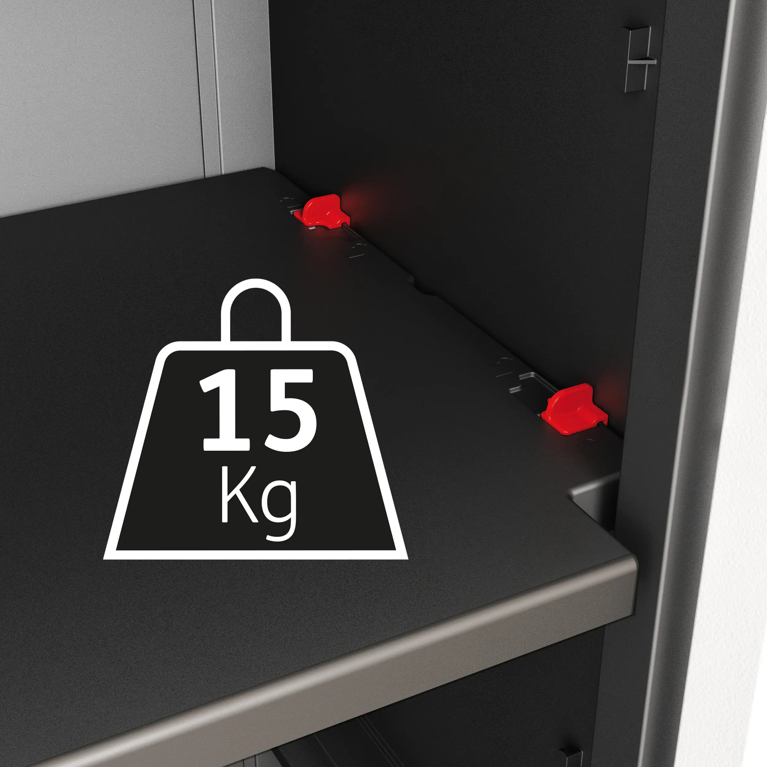 Keter Kunststoffschrank Detroit niedrig 65 x 45 x 97 cm