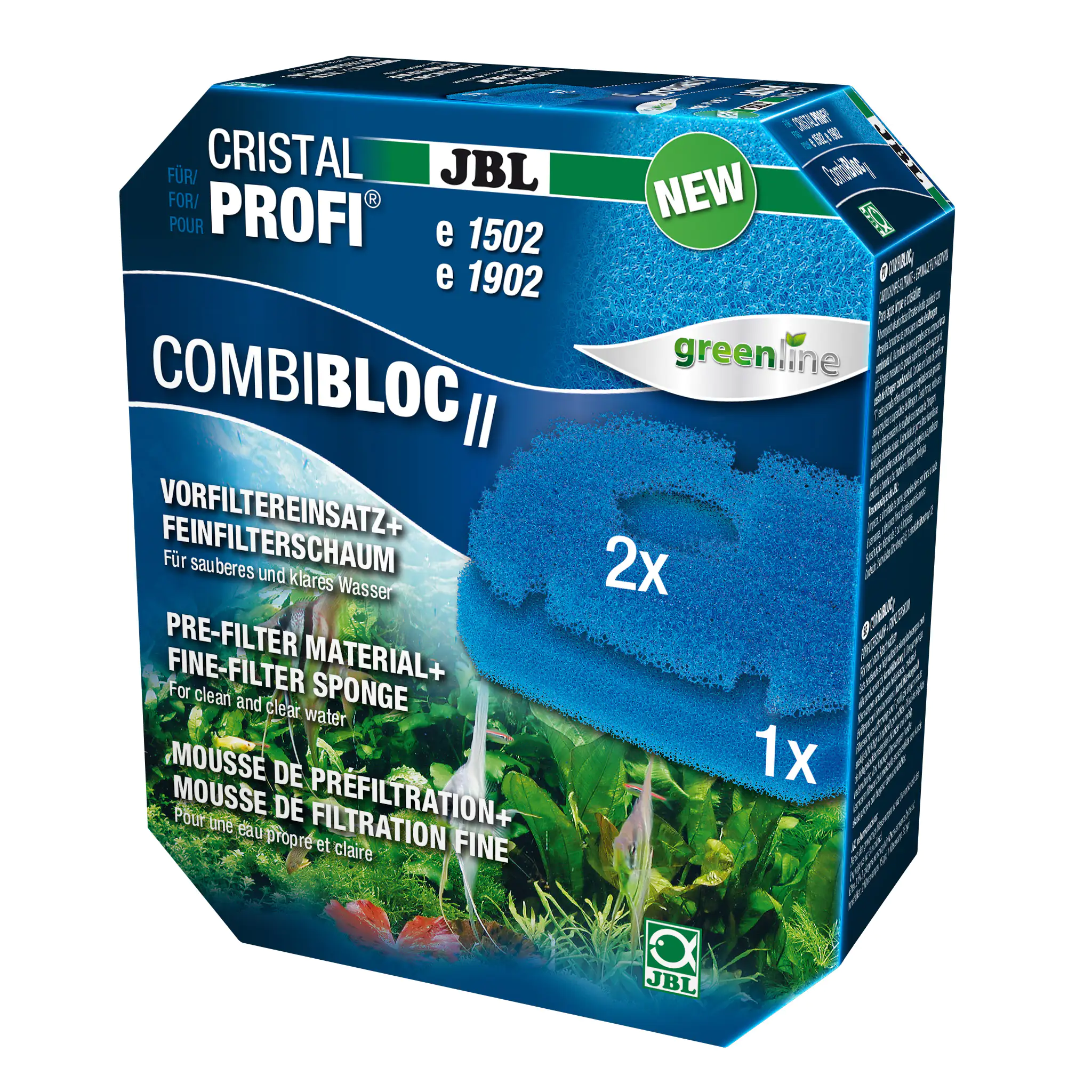 JBL CombiBloc II CristalProfi e15/1902 blau