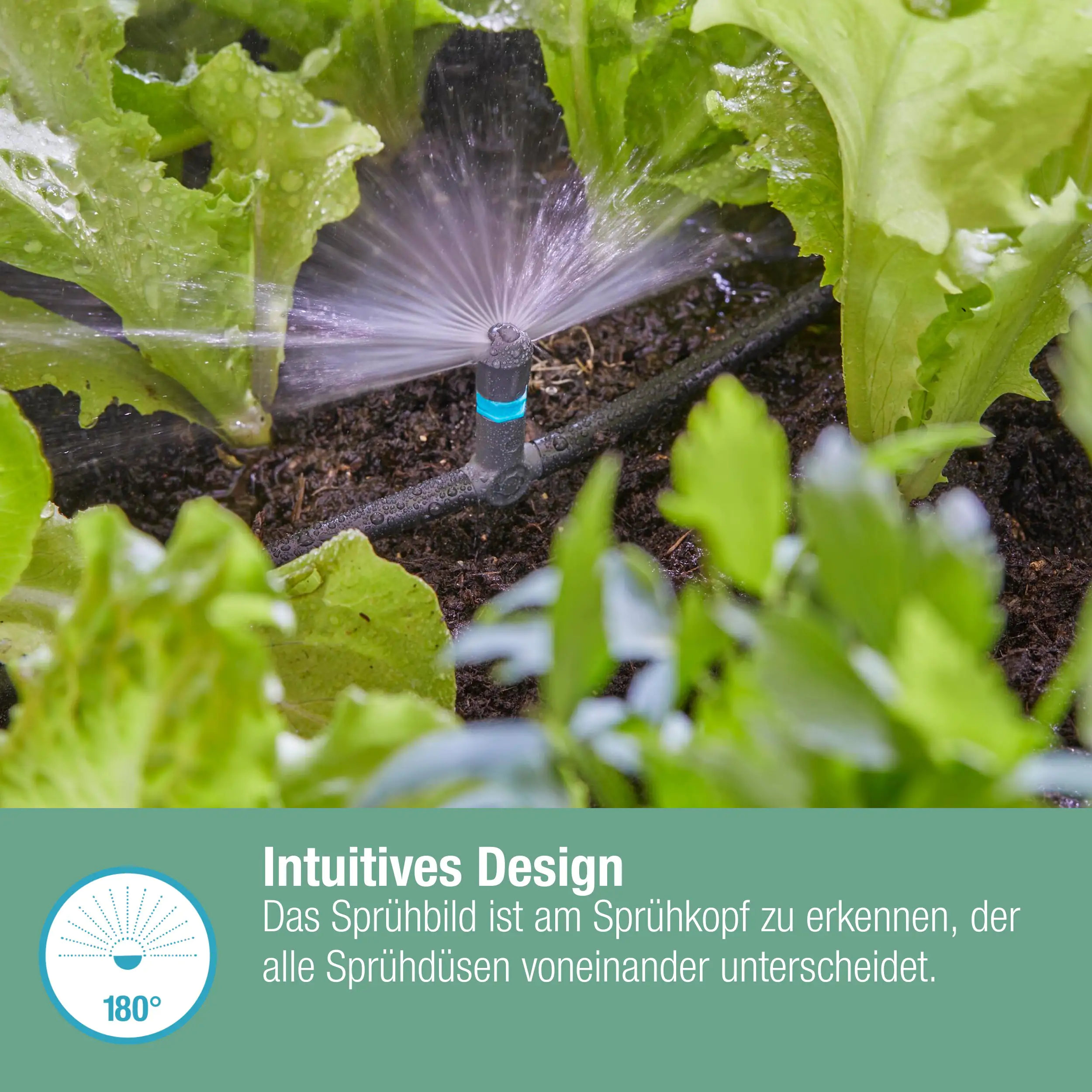 Gardena Sprühdüse, 180°