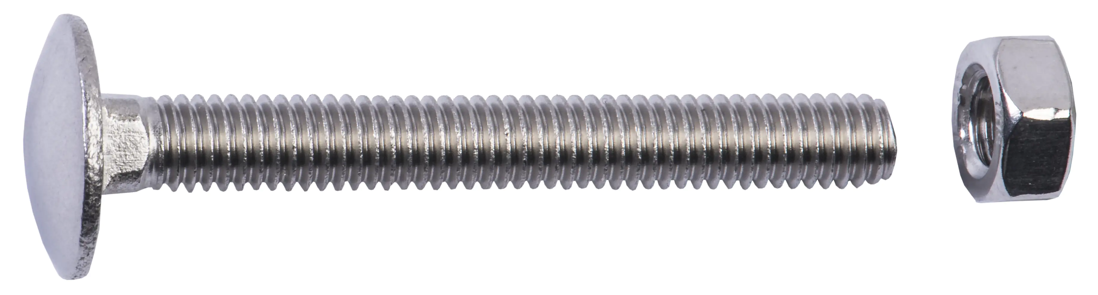 Connex Schlossschrauben M6 x 50 mm - 50 Stück Edelstahl