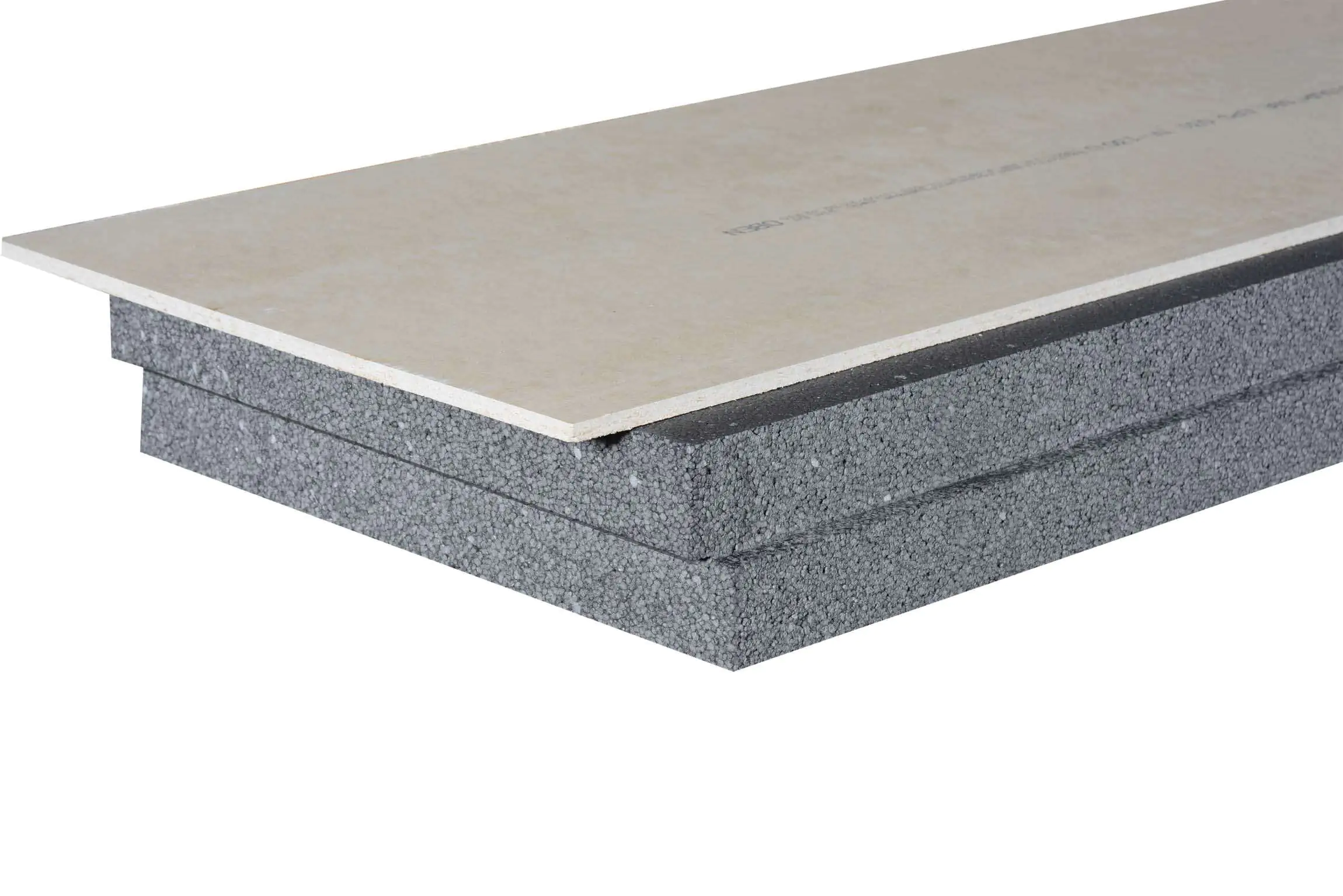 Rigidur Gipsfaser-Dachbodenelement 150 x 50 cm 135 mm mit EPS-Kaschierung