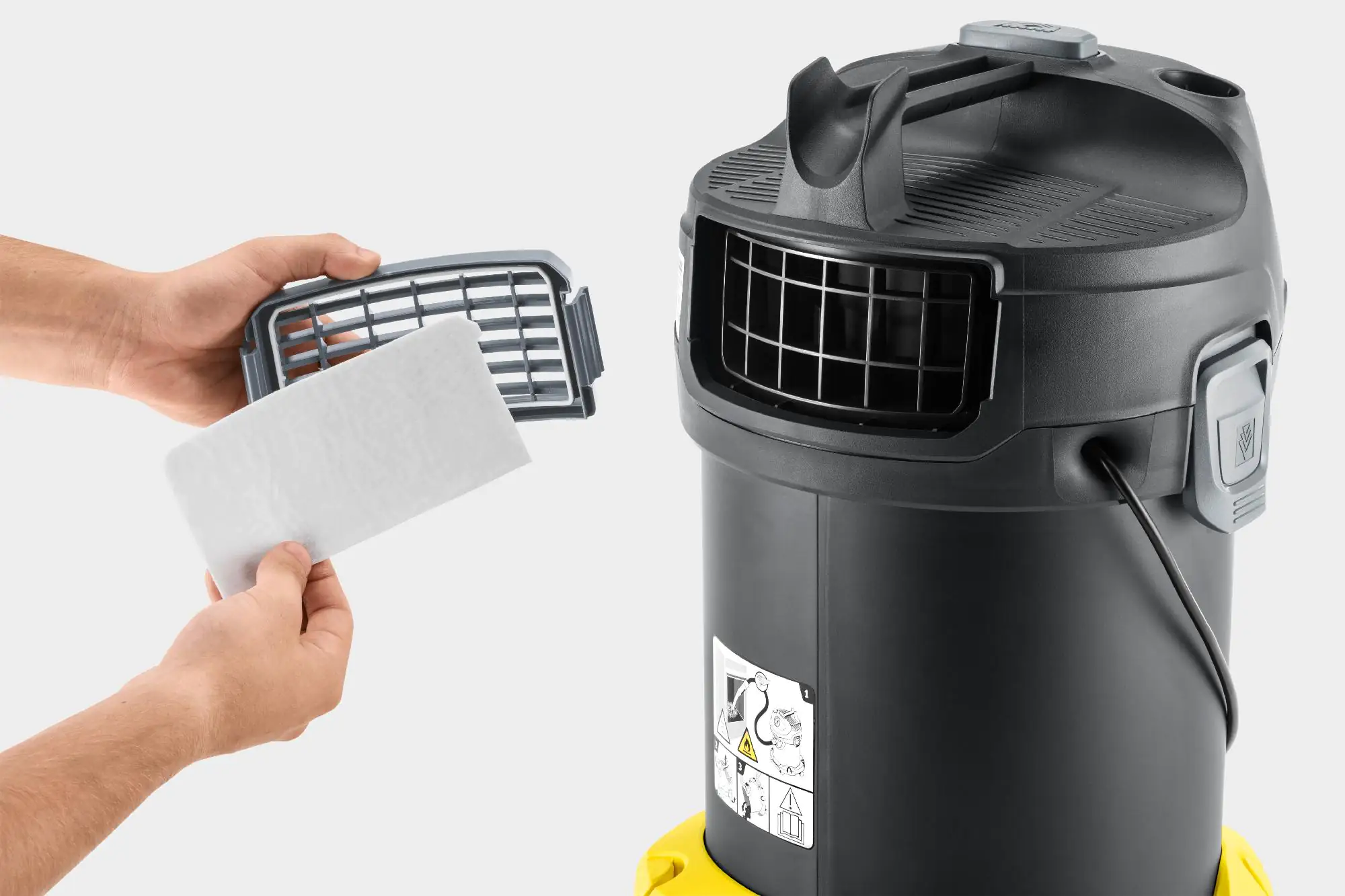 Kärcher Aschesauger AD 4 Premium 600 W 17 l für Grill und Kamin
